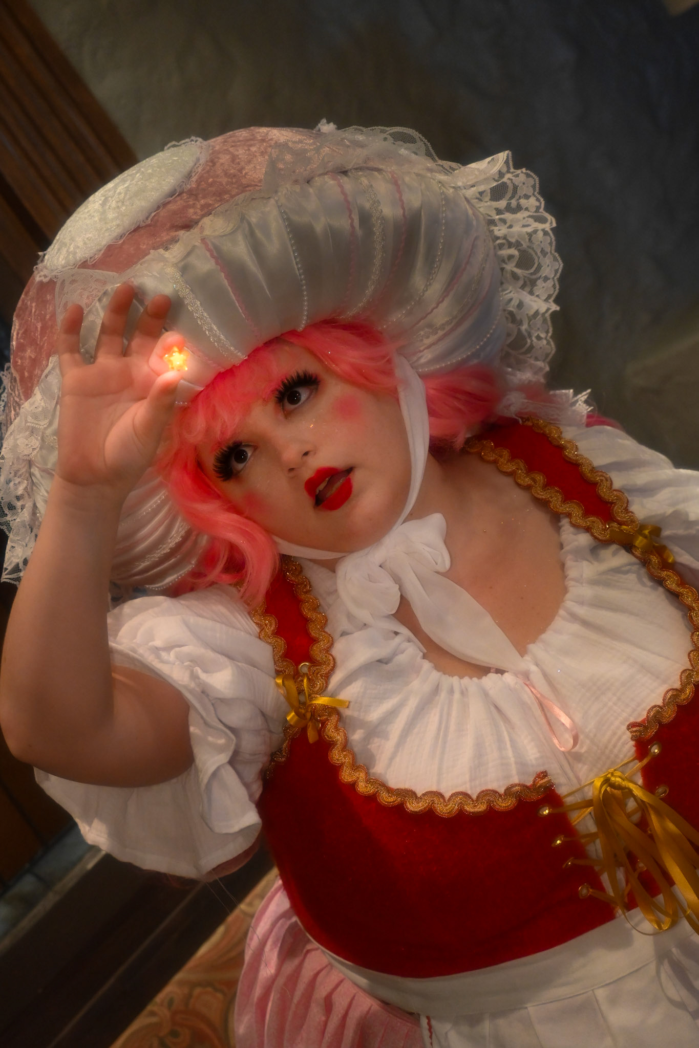 @cryptic.catastrophe as Toadette from Super Mario