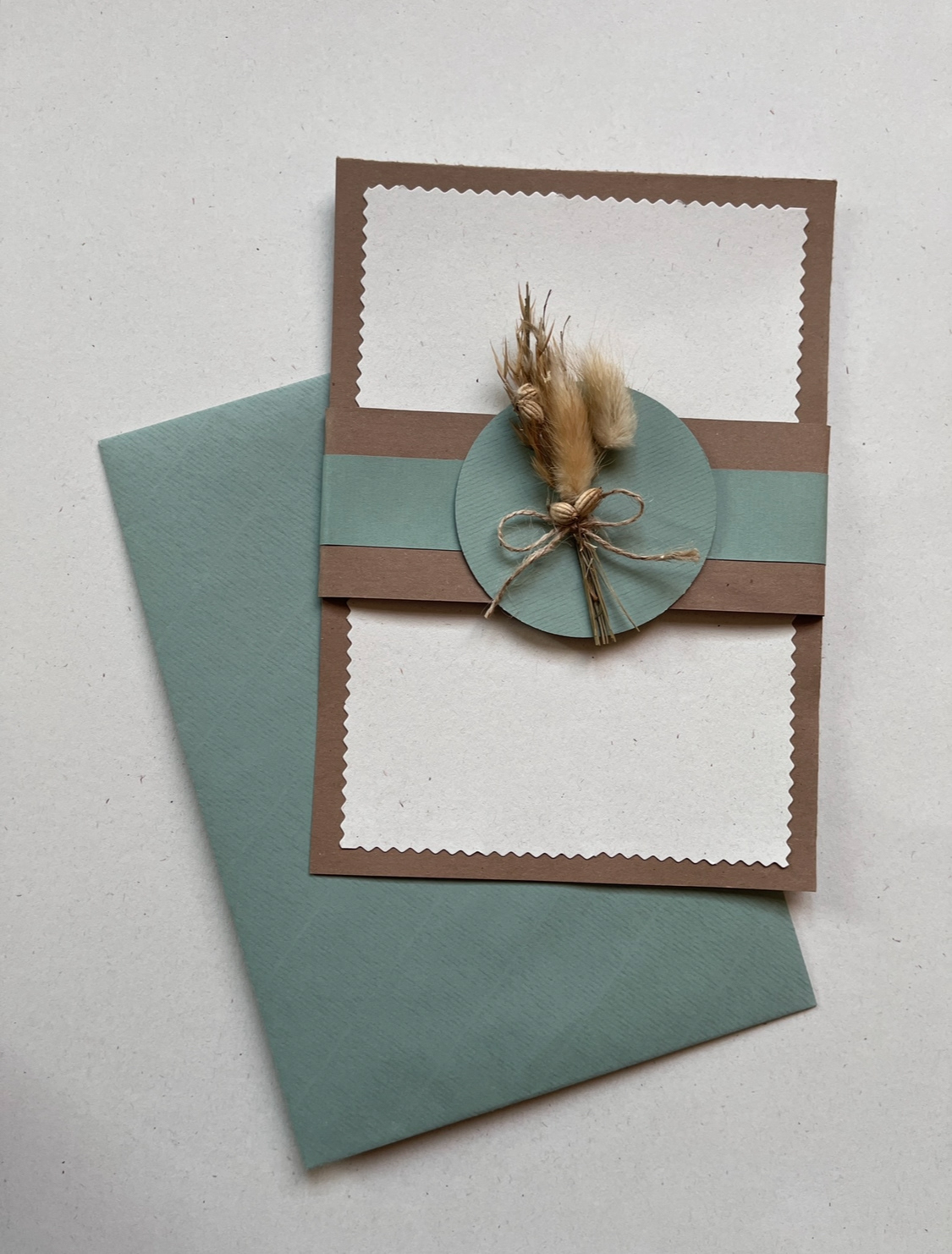 Title: Handmade Wedding Invitation