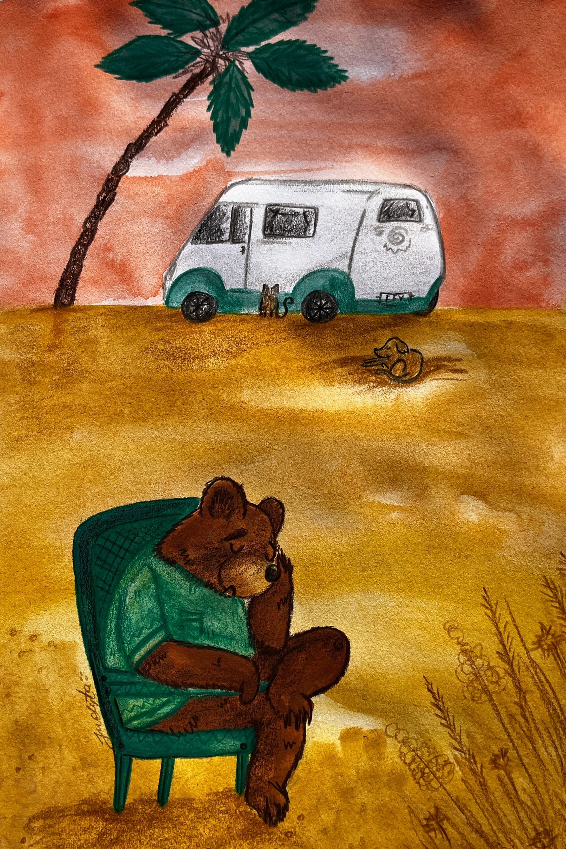 Title: Mr. Bear Is Worried