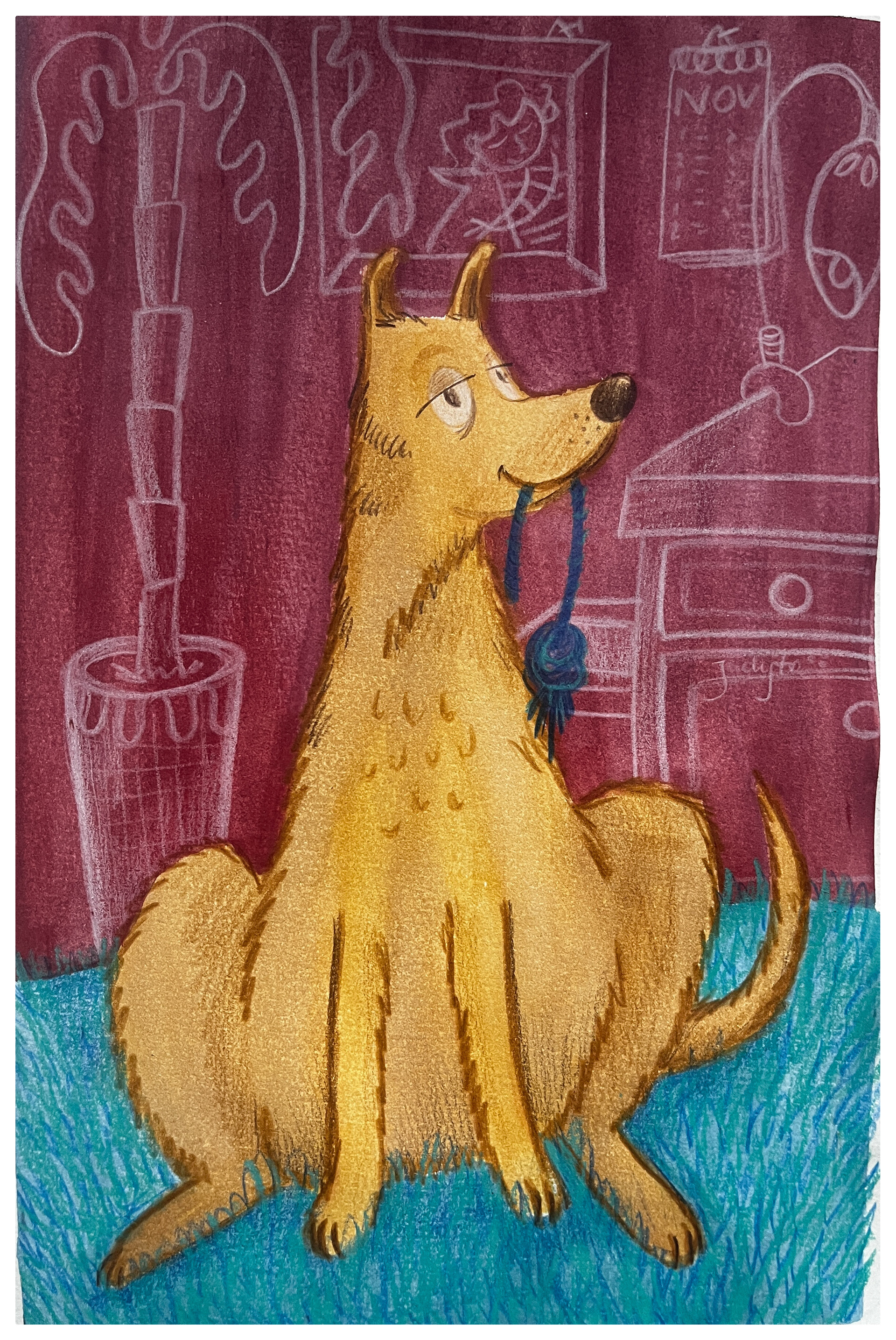 Title: Playing Dog