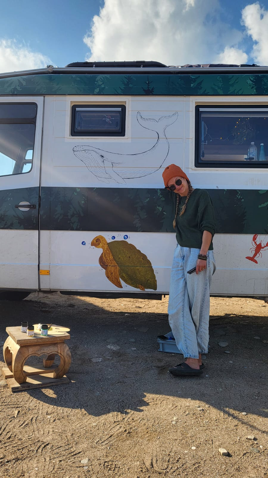 Title: Turkish Tortoise. Camper Decoration