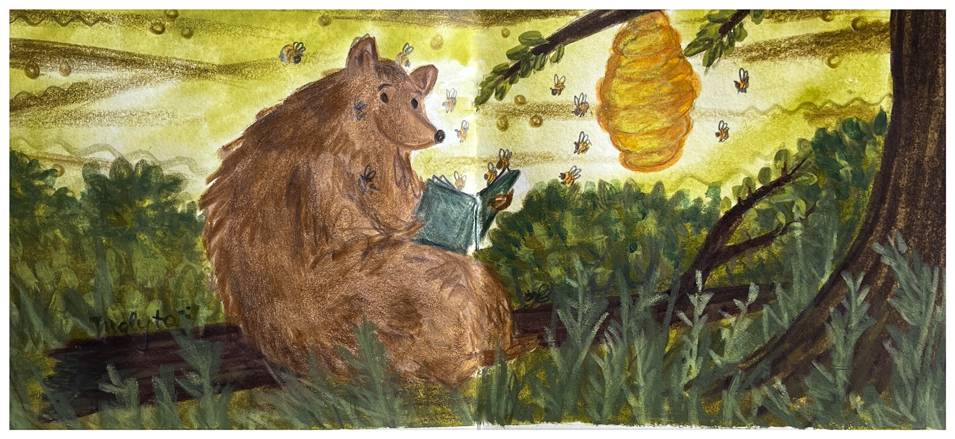 Title: The Bear & Bees