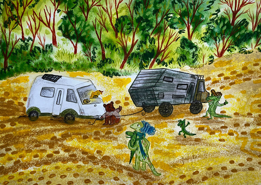 Title: Getting Suck on the Sandy Road