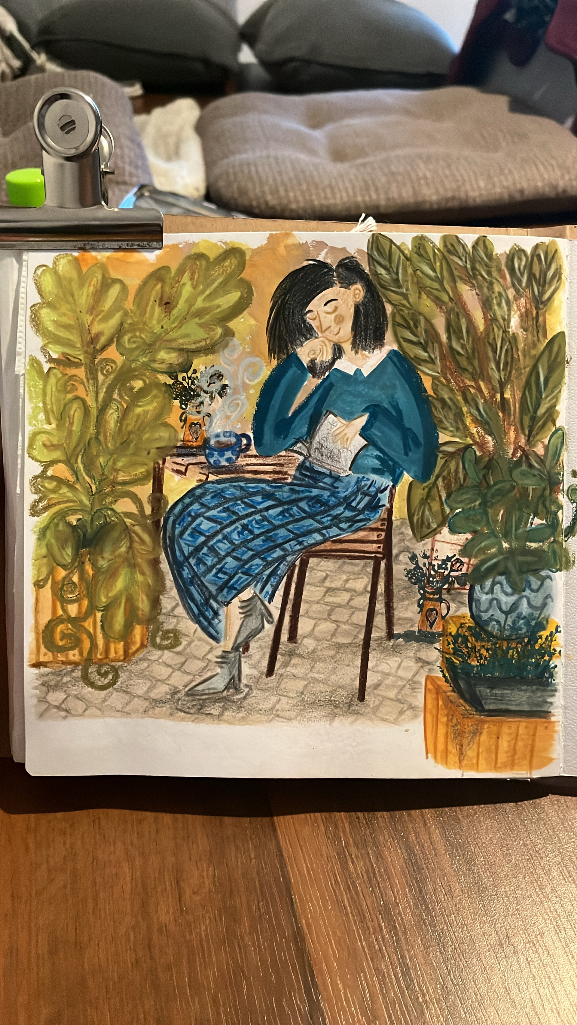 Title: At Cafe
