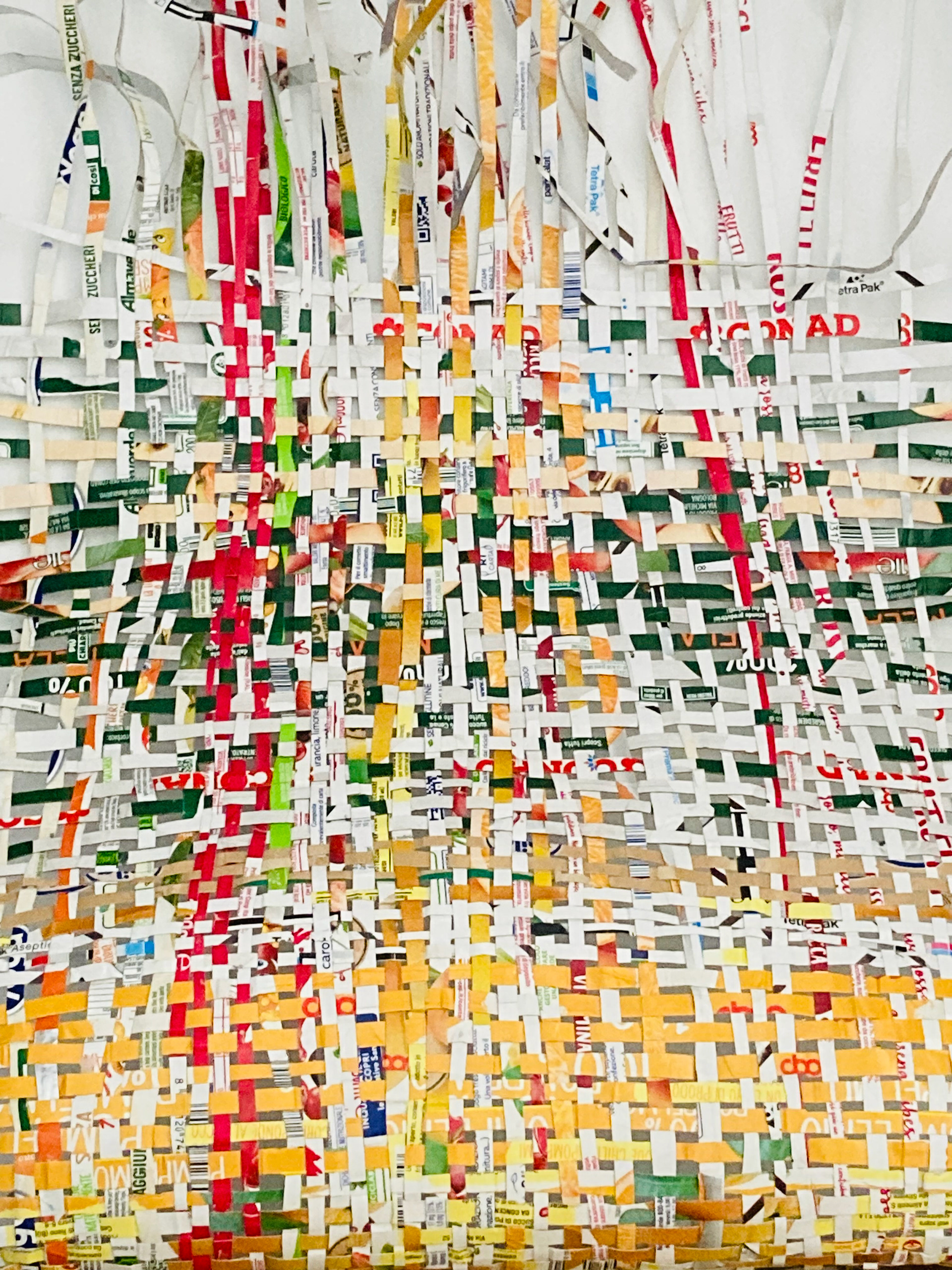 Doormat weaving for “Galaxies”