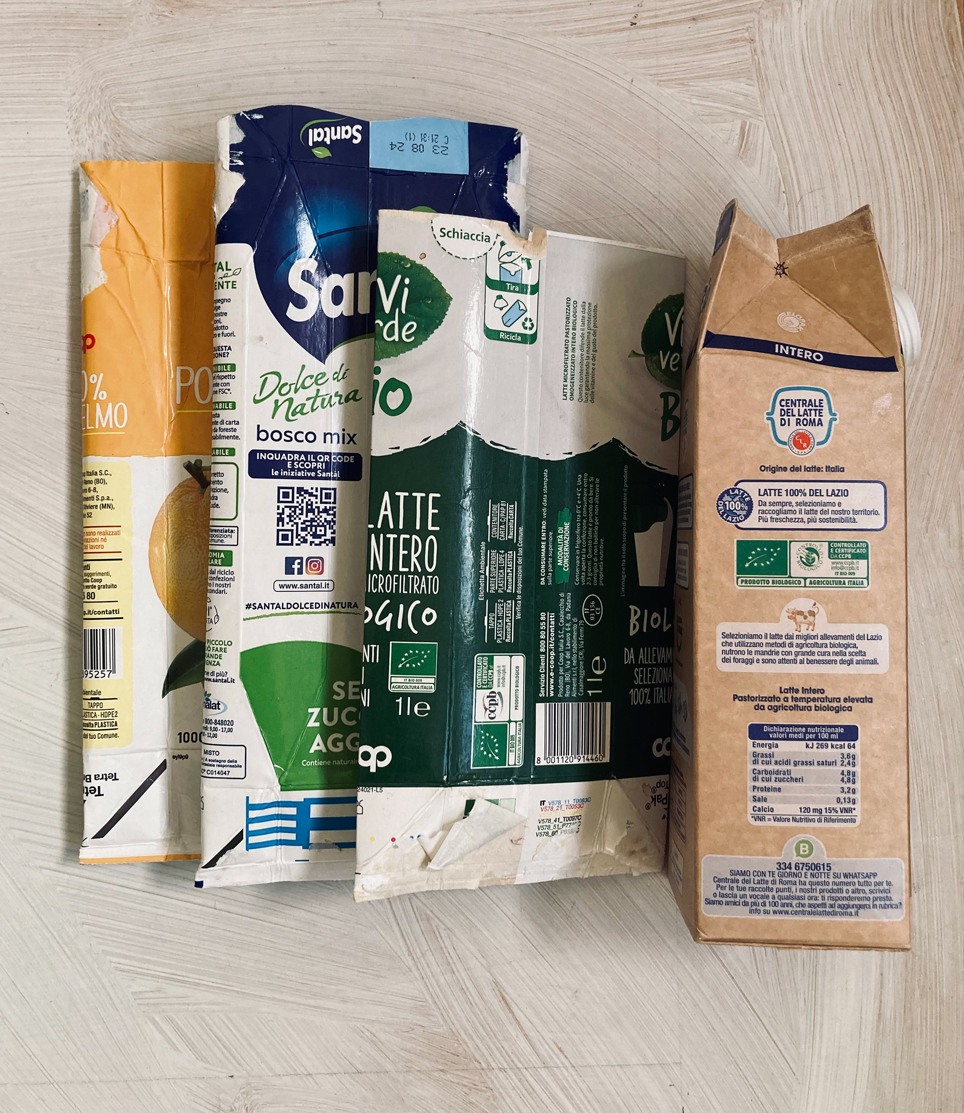 Any kind Tetra Pak briks