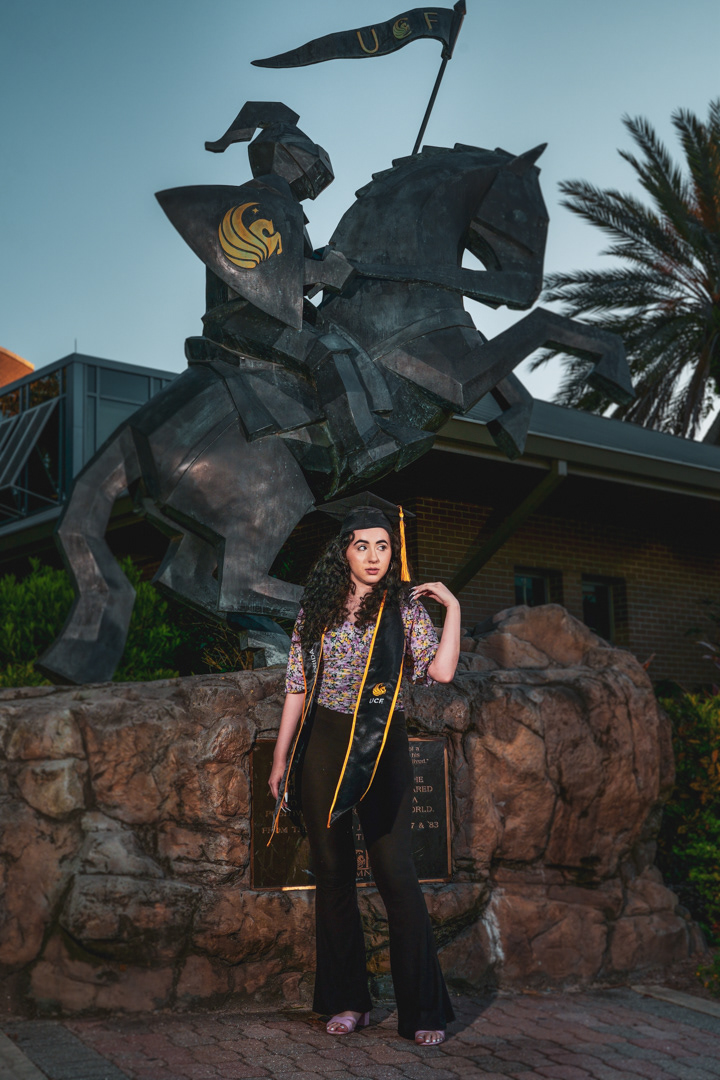 UCF Alumni Statue | UCF Graduation Session | MH