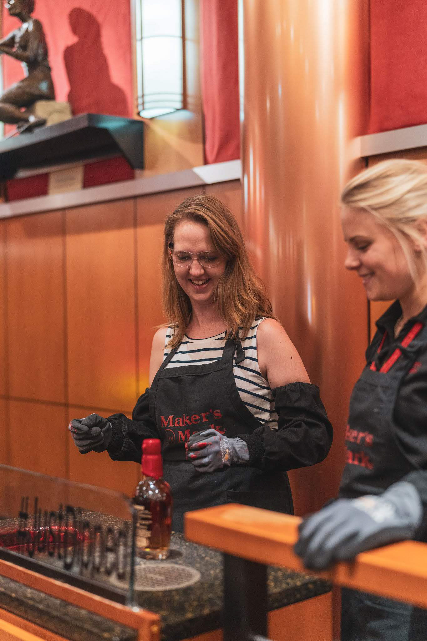 Maker's Mark Wax Dipping Experience