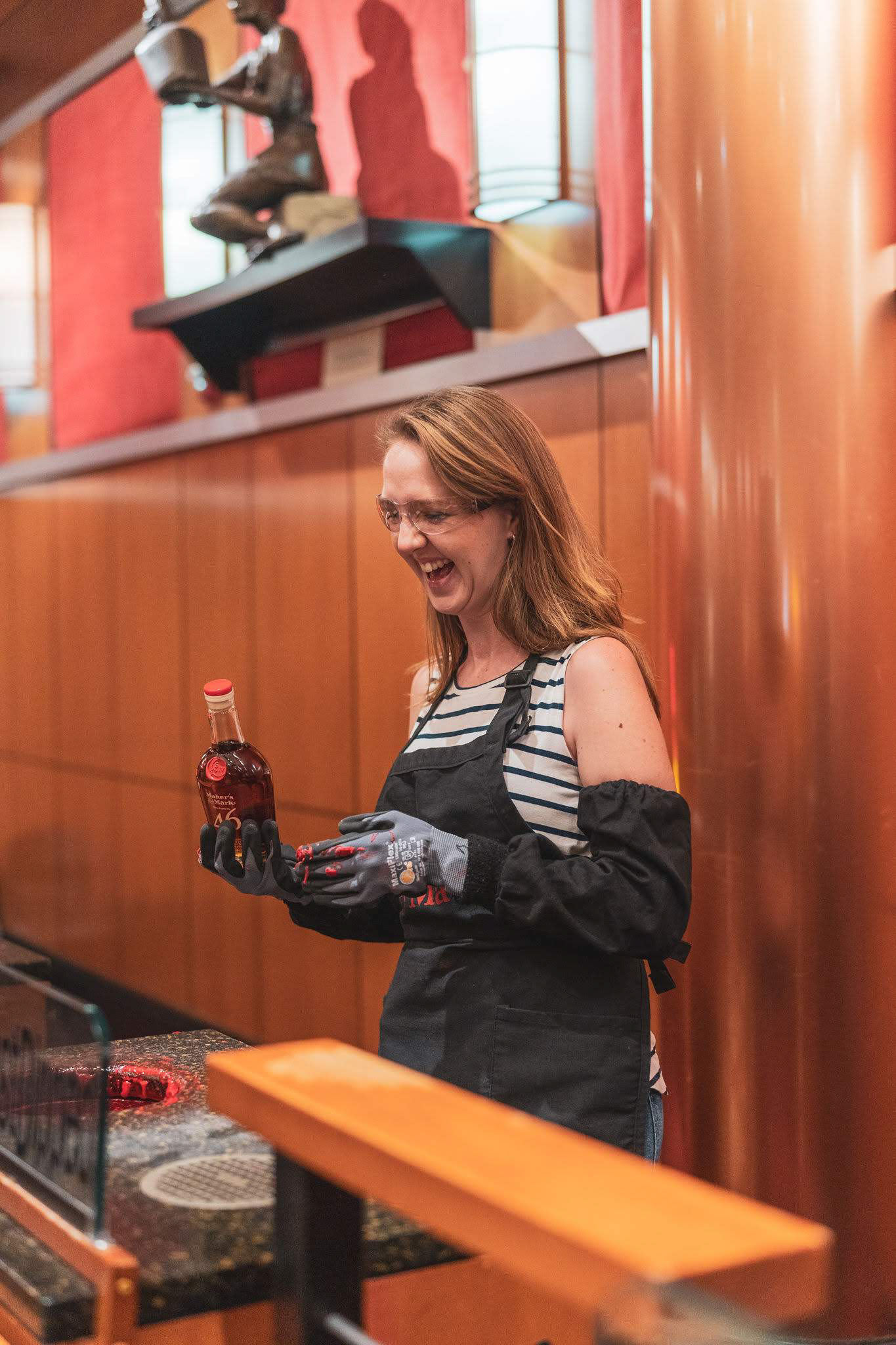 Maker's Mark Wax Dipping Experience