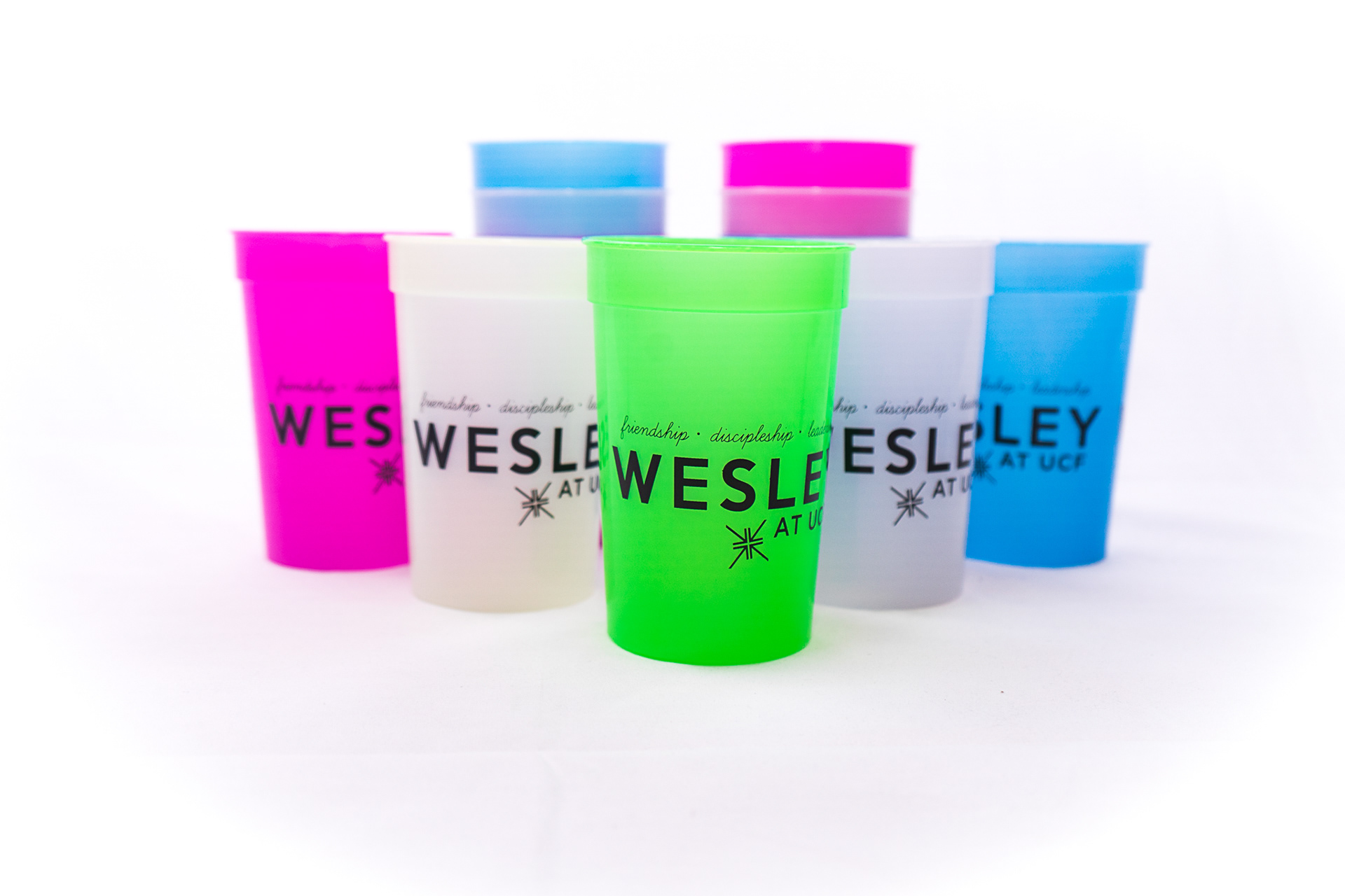 Wesley Foundation Color Changing Cups