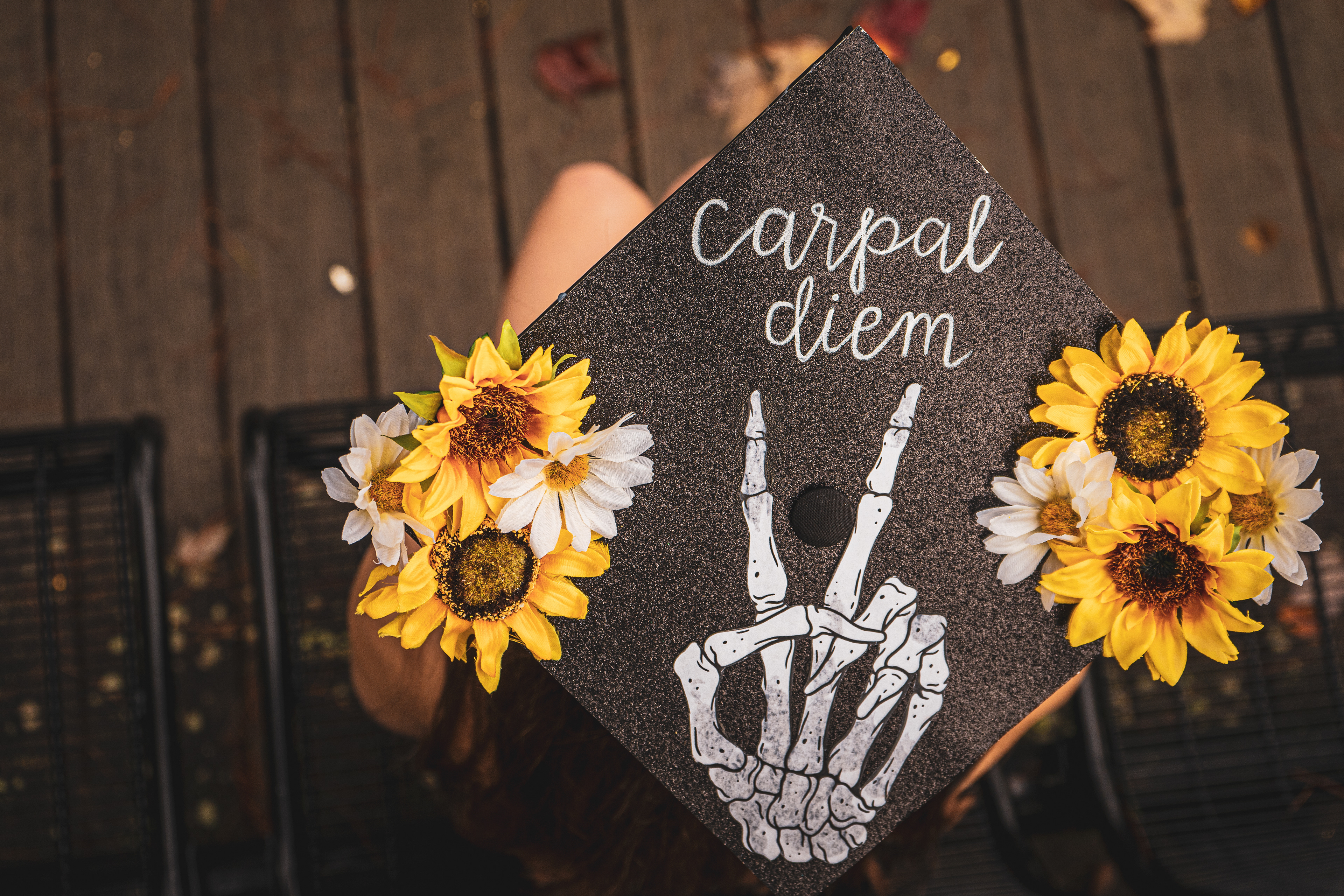 Grad Cap Detail Student Union Boardwalk UCF Orlando Graduation Photography | CA