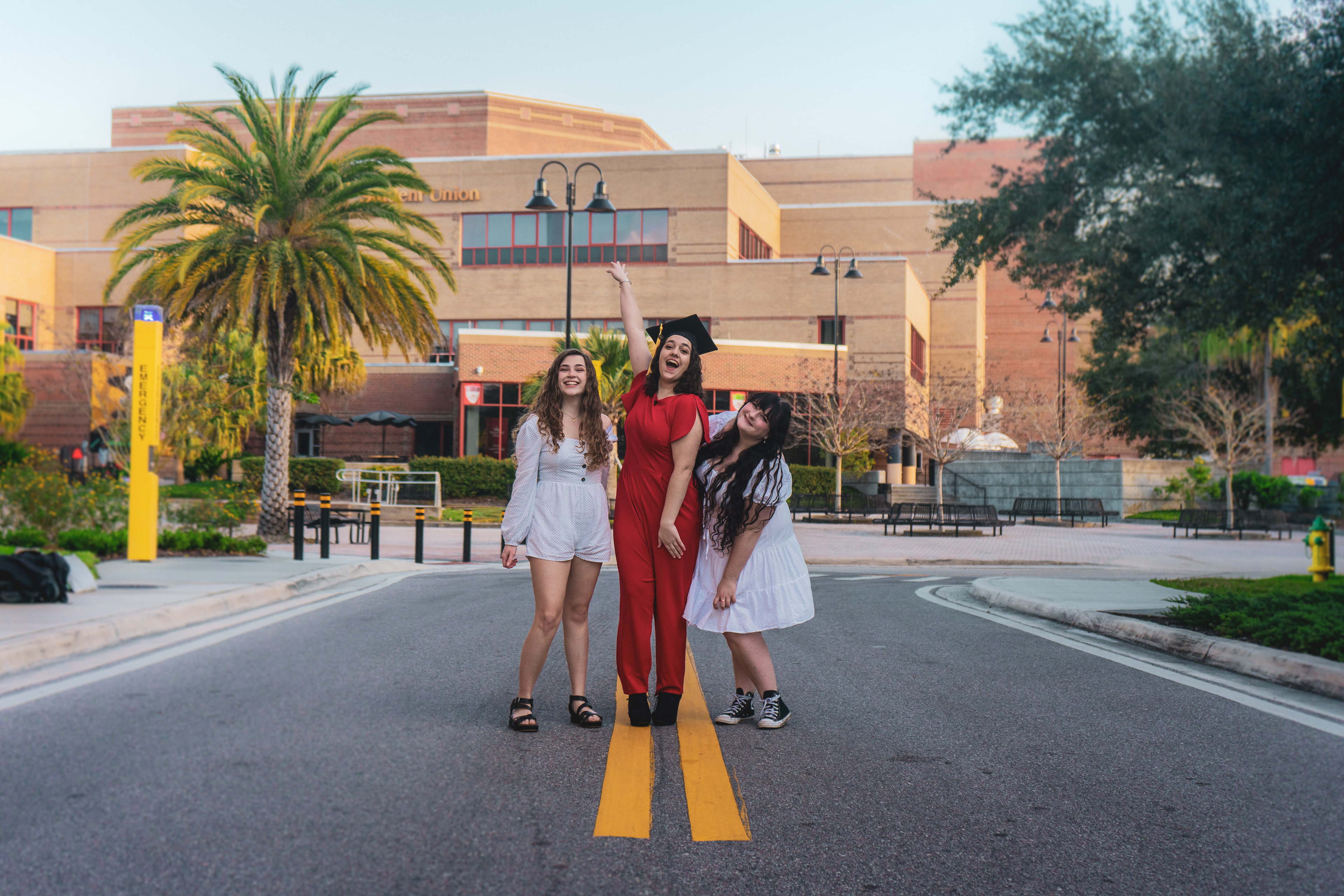 Student Union Side Road UCF Orlando Graduation Photography | MH