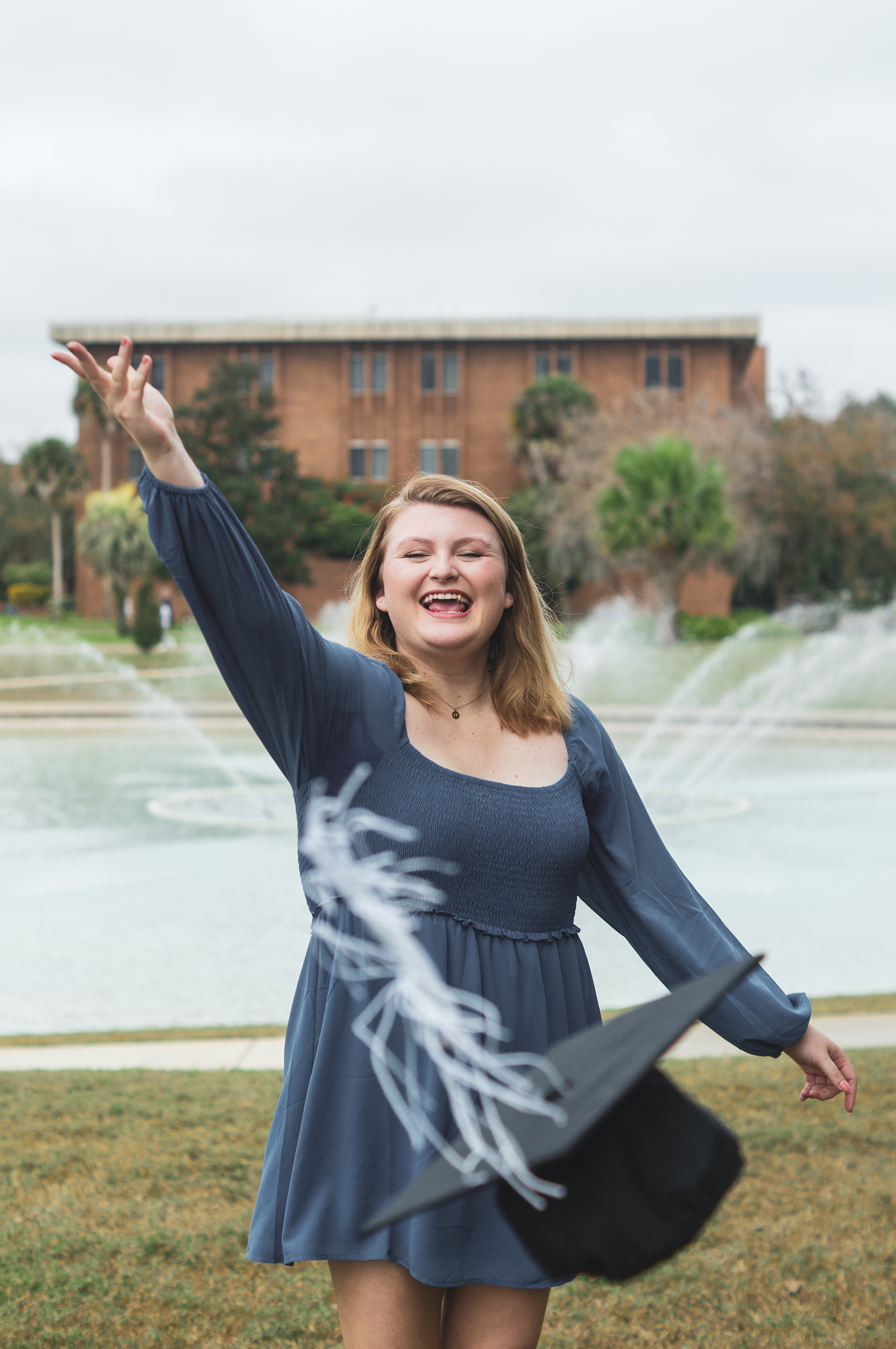 Reflecting Pond | UCF Orlando Graduation Photography | MK