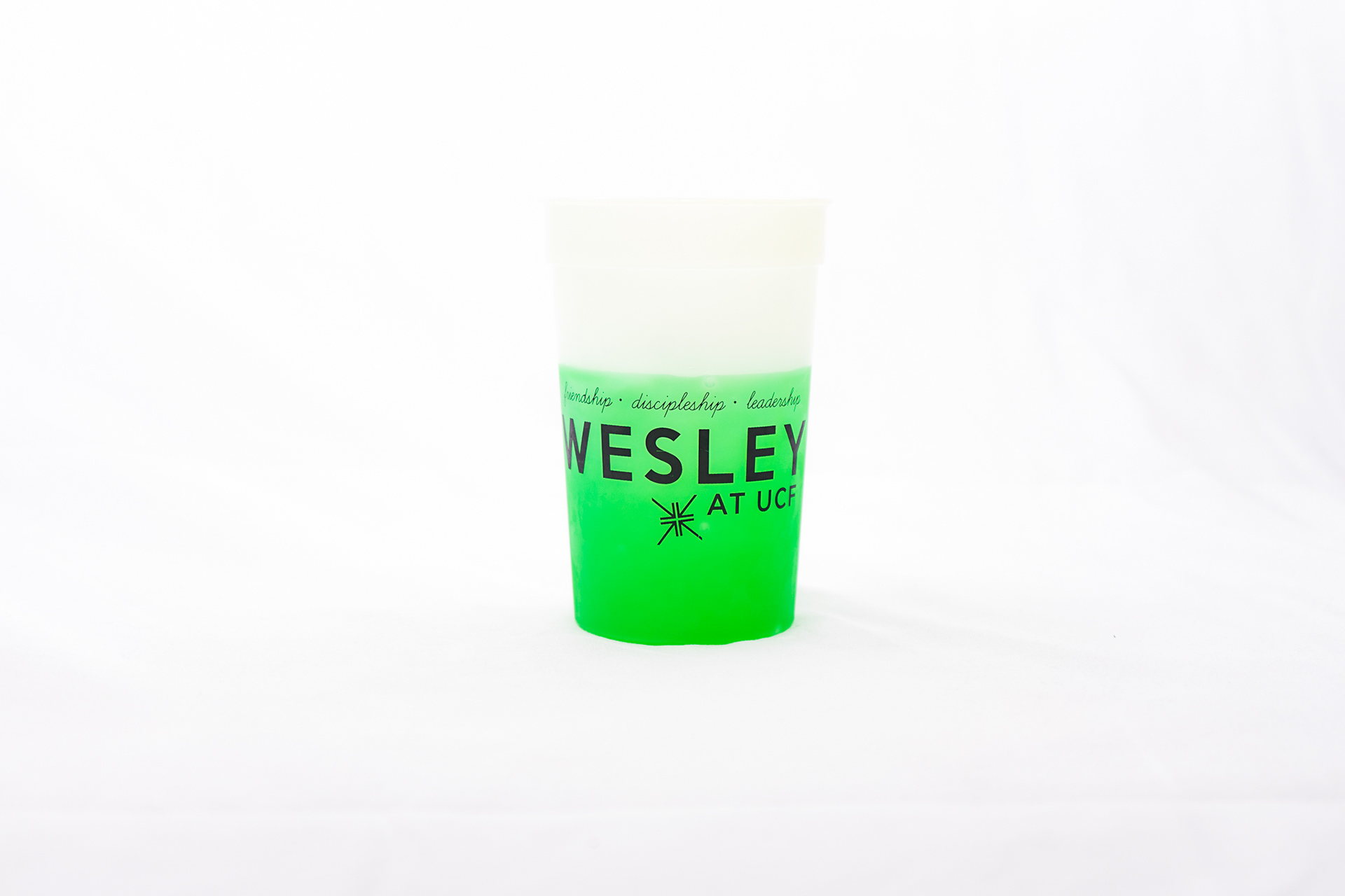 Wesley Foundation Color Changing Cups