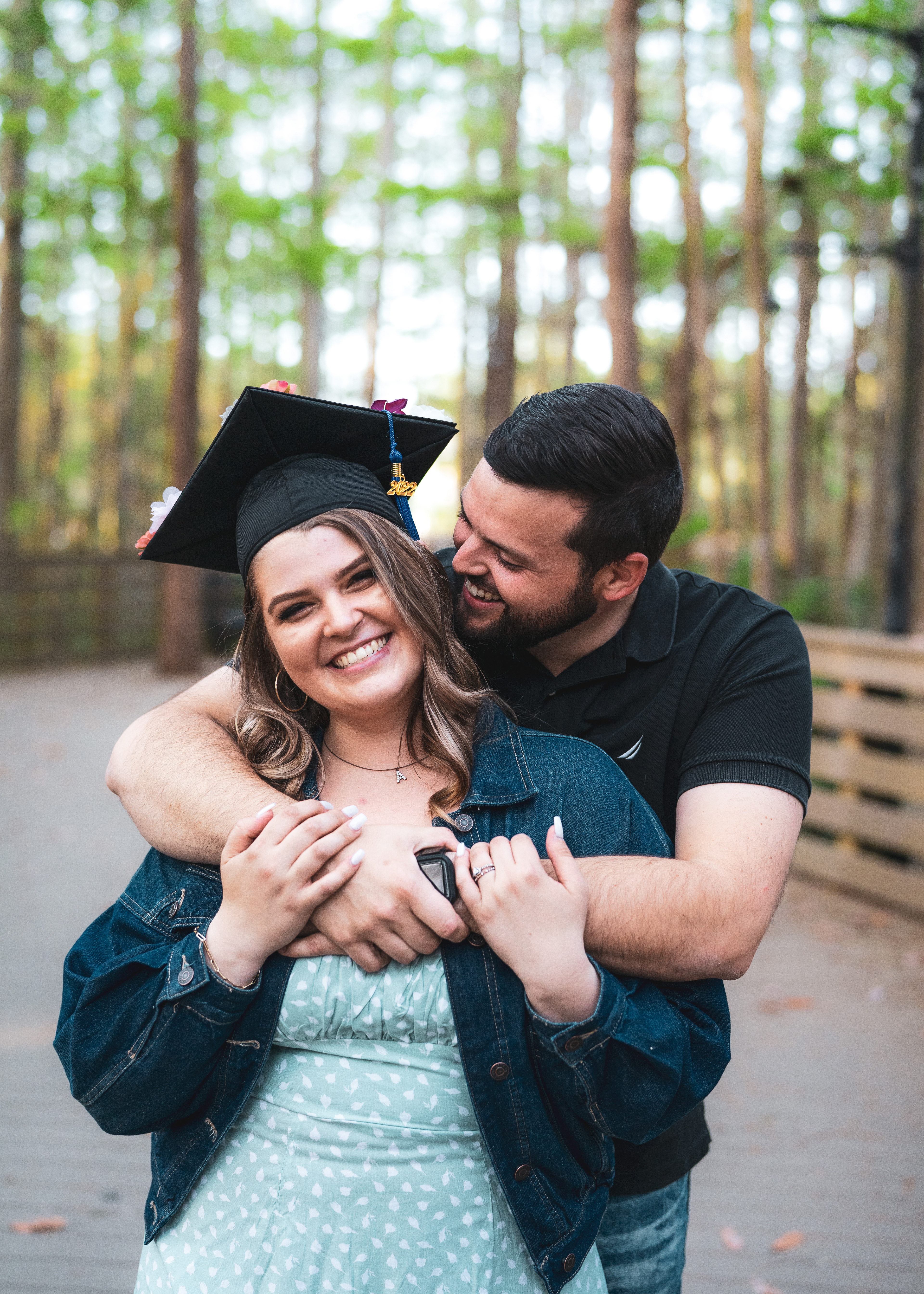 With a loved one UCF Graduation Senior Portraits AR