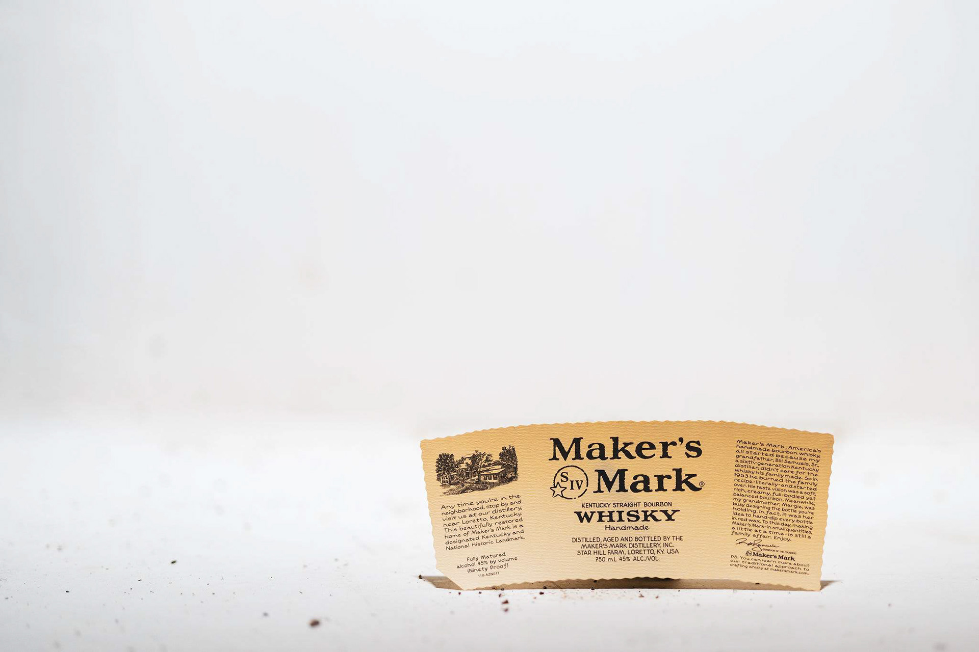 Makers Mark Label Detail