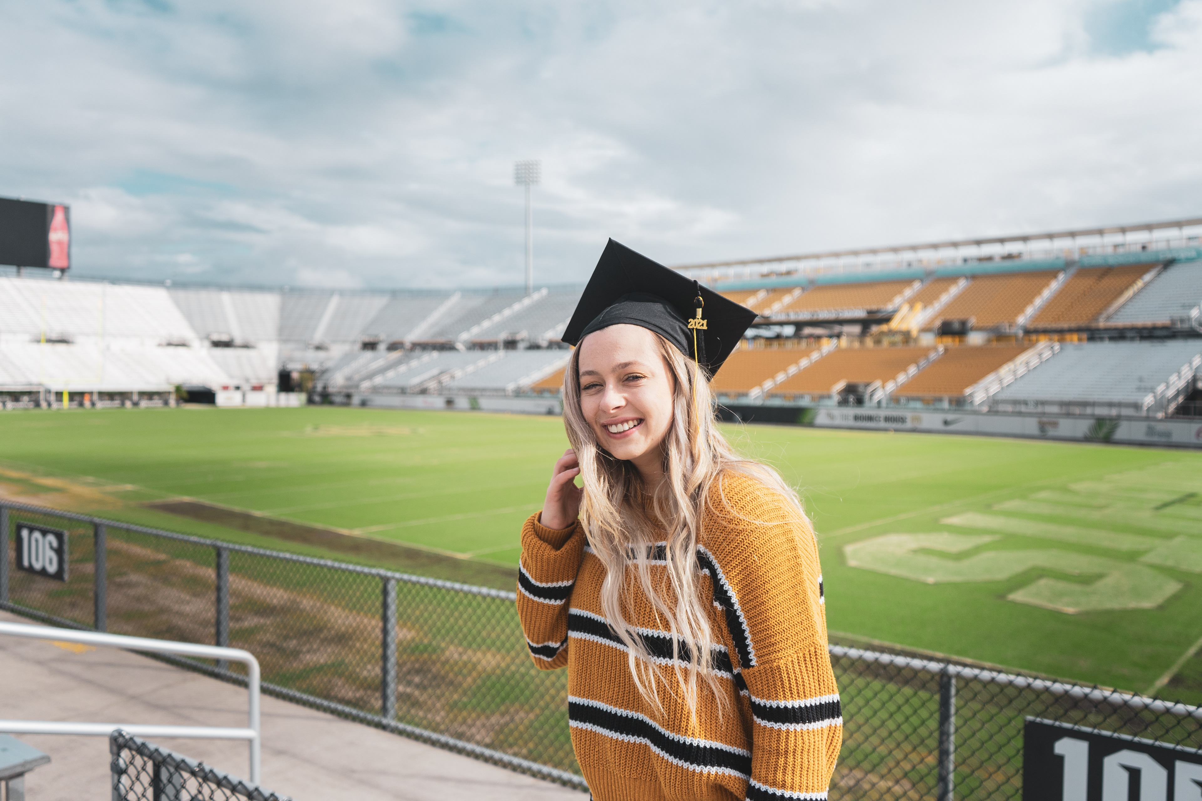 UCF Stadium Orlando Graduation Photography | KL