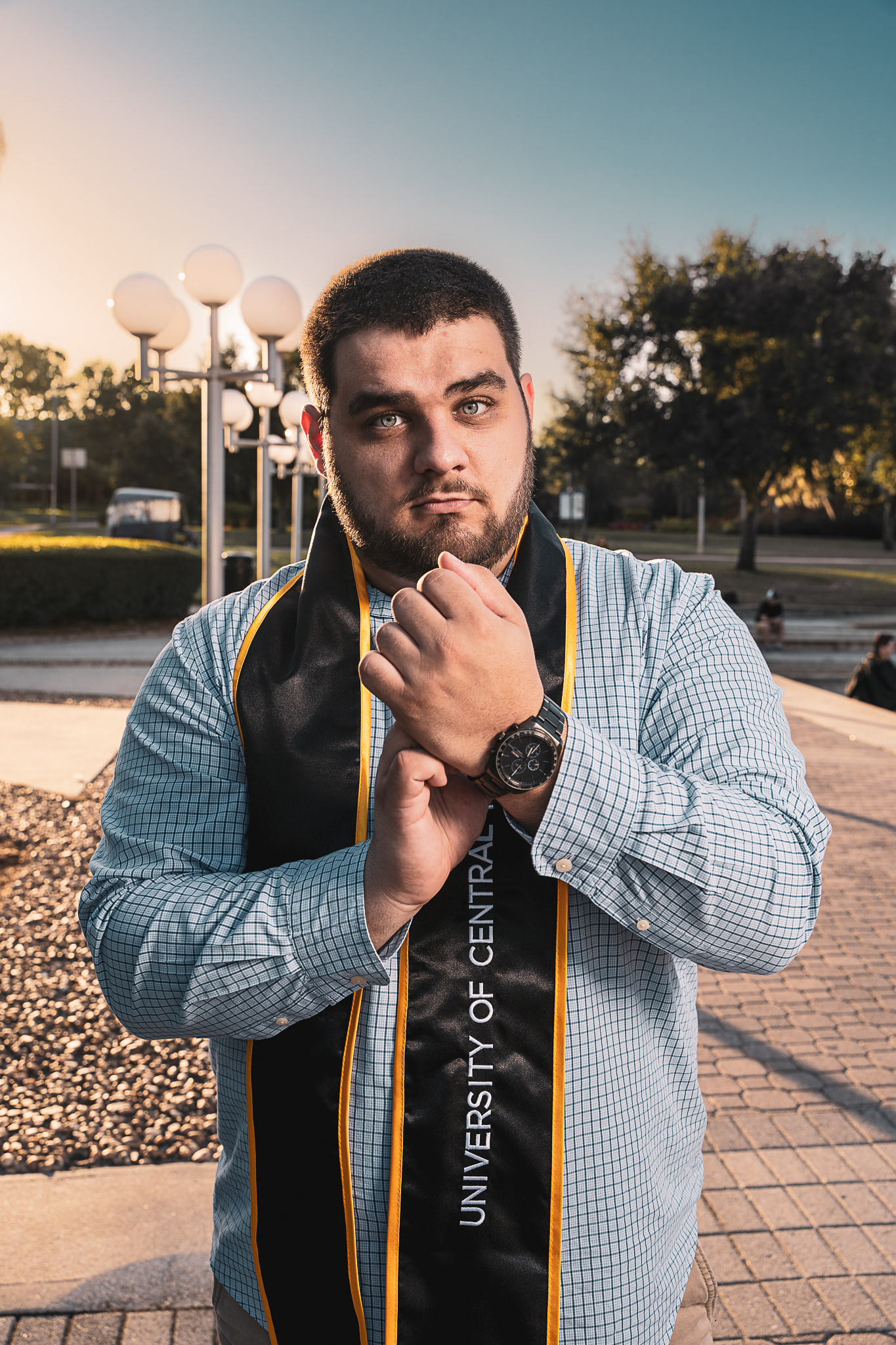 UCF Reflecting Pond Orlando Graduation Photographer Session | BA