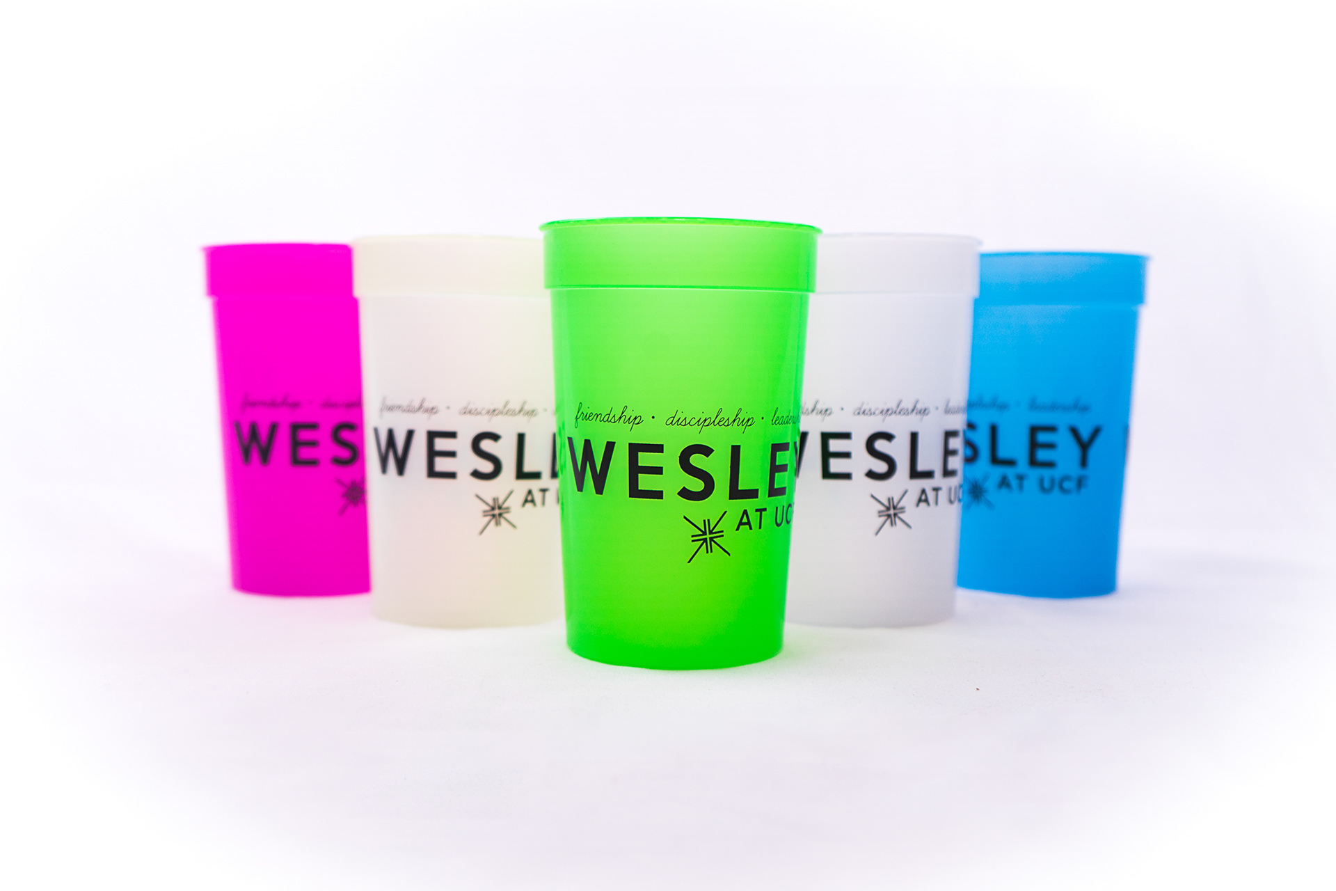 Wesley Foundation Color Changing Cups