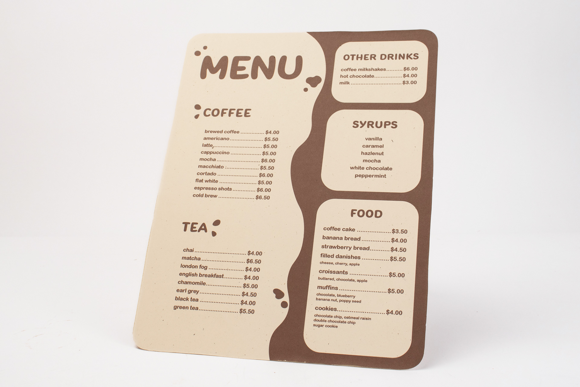 Menu Front