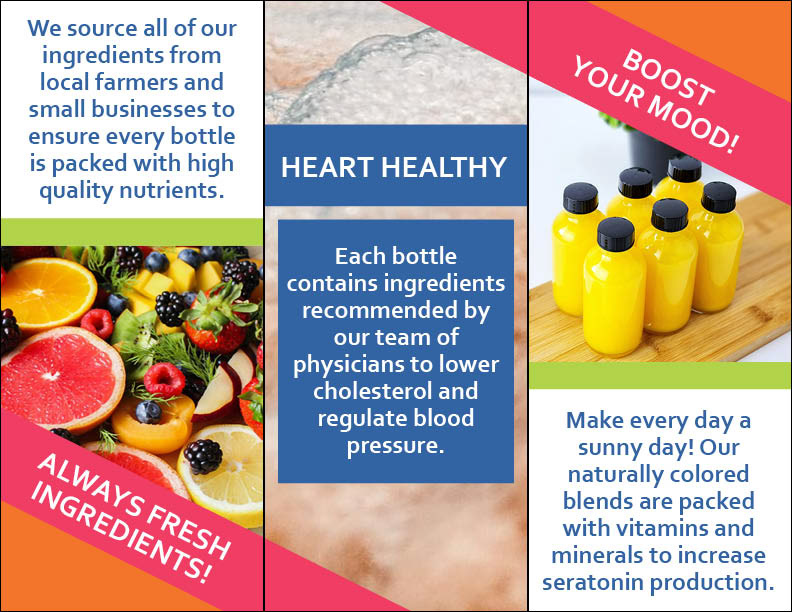 BROCHURE INSIDE created with Indesign