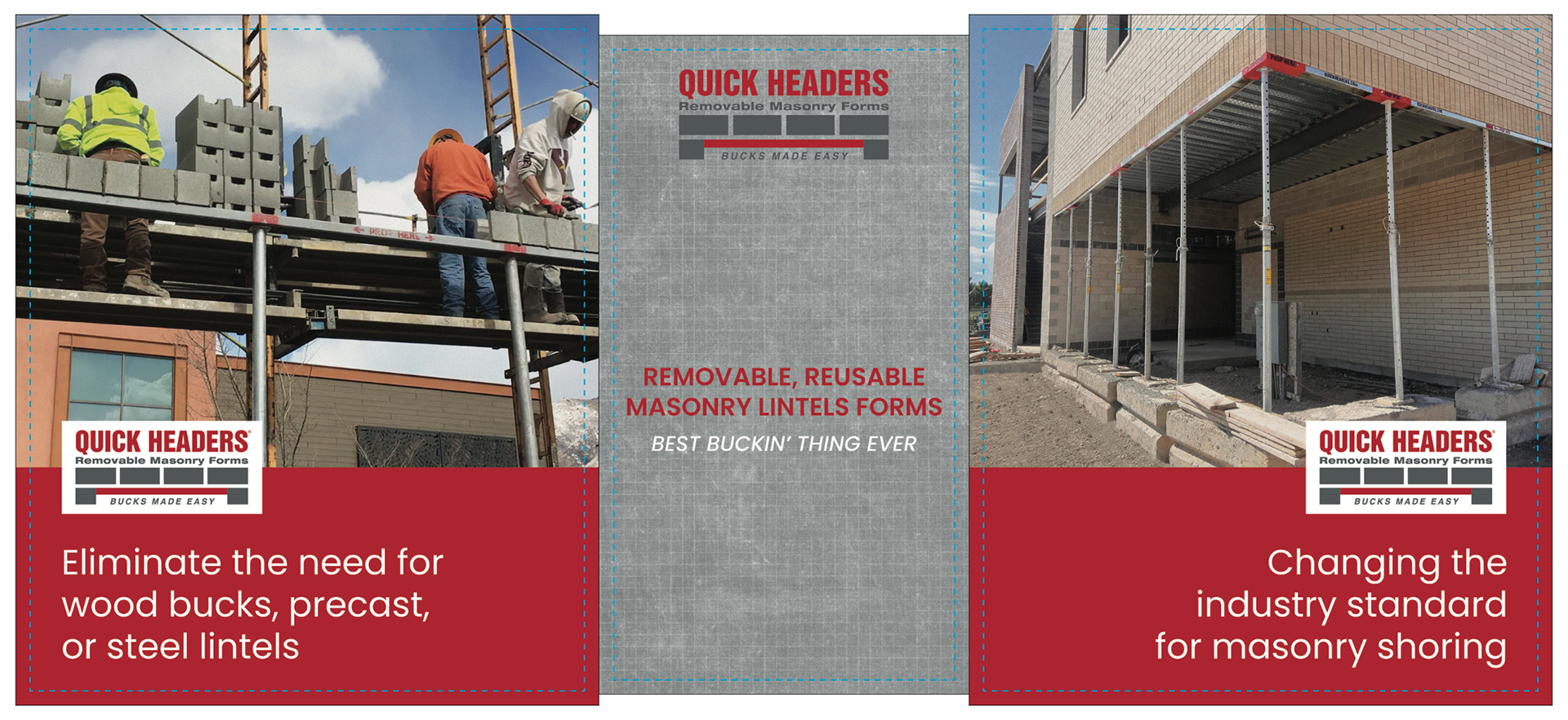 Quick Headers pop up booth design