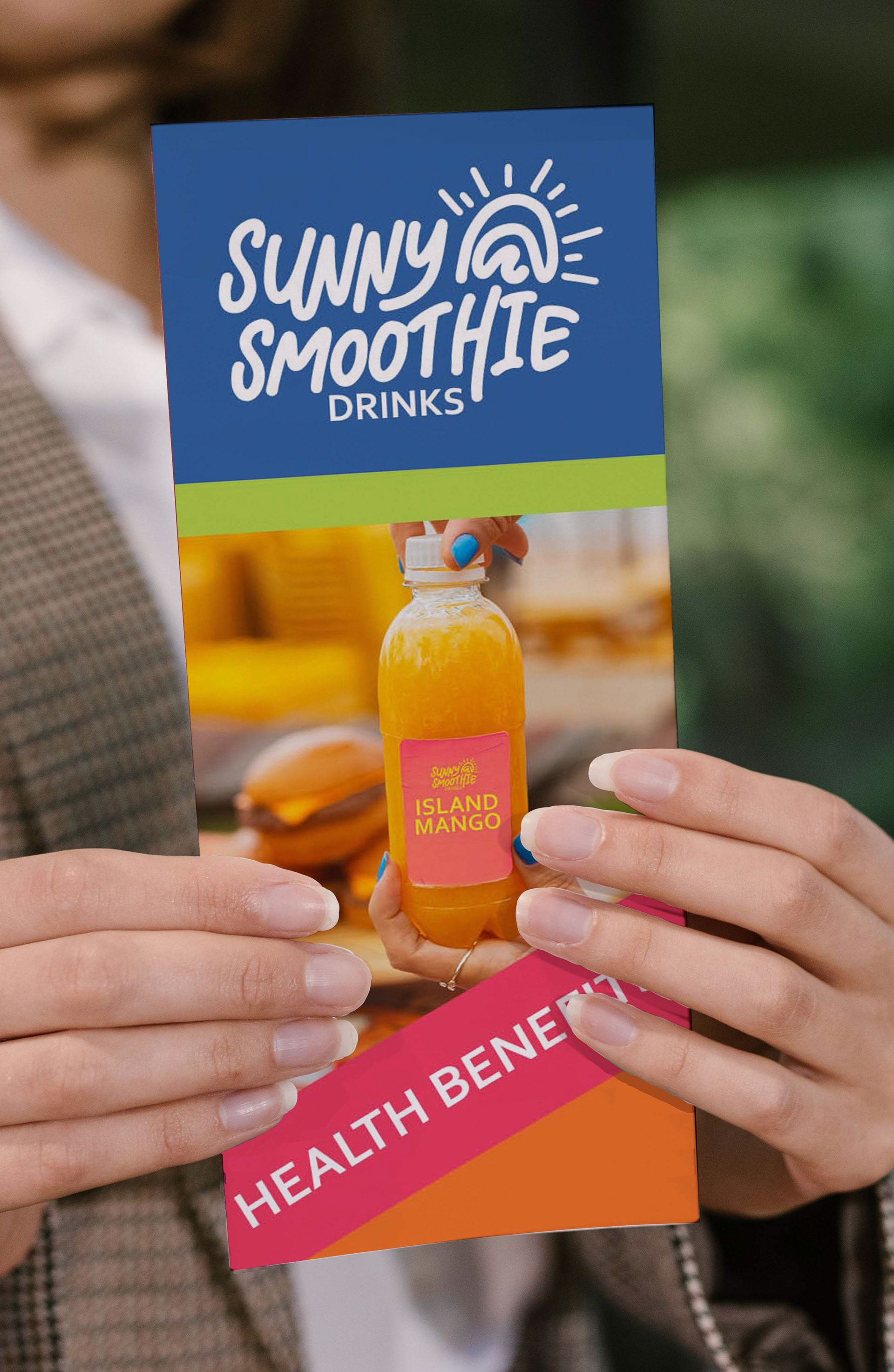 Brochure Mockup created with Photoshop