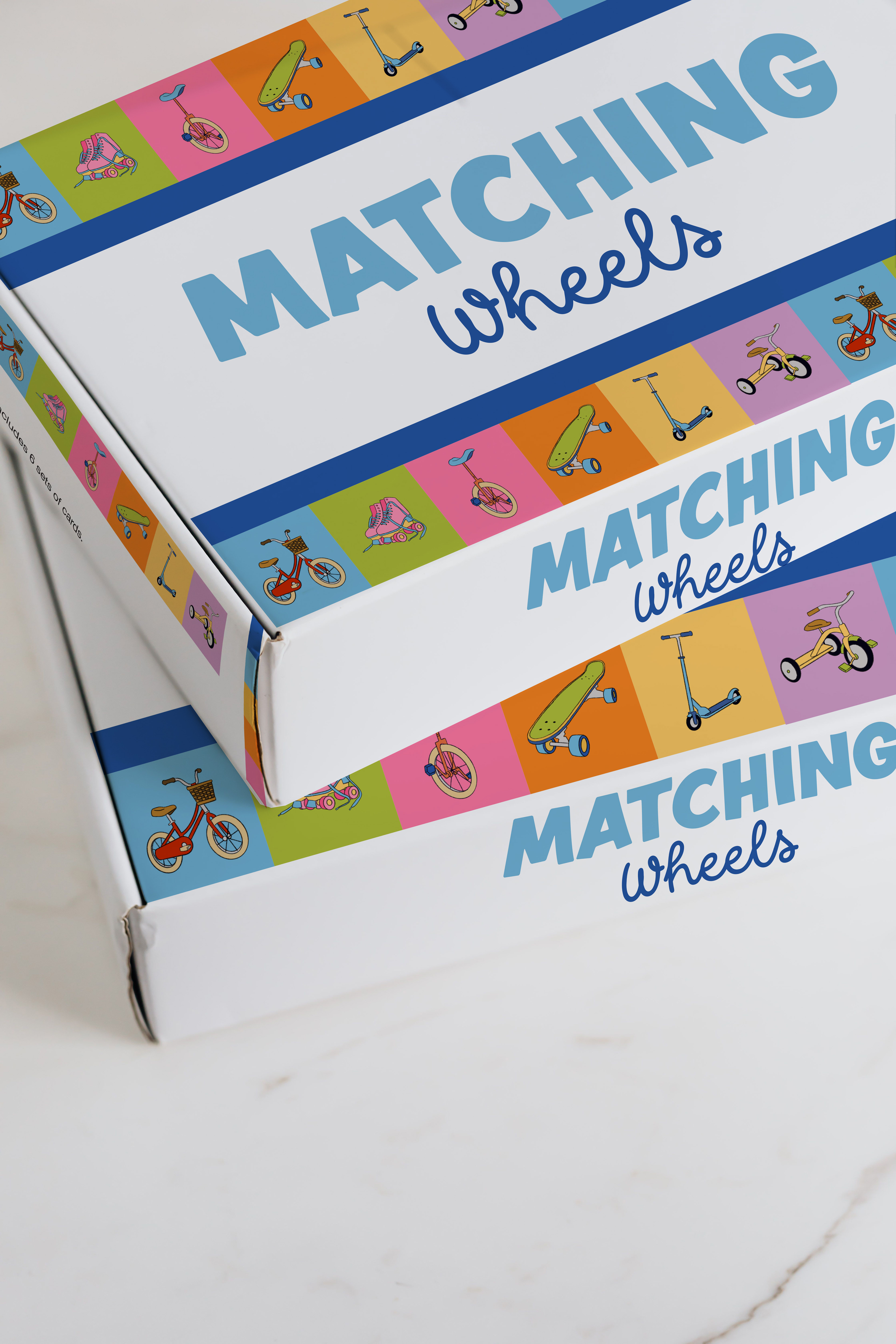 "Matching" game box mockups