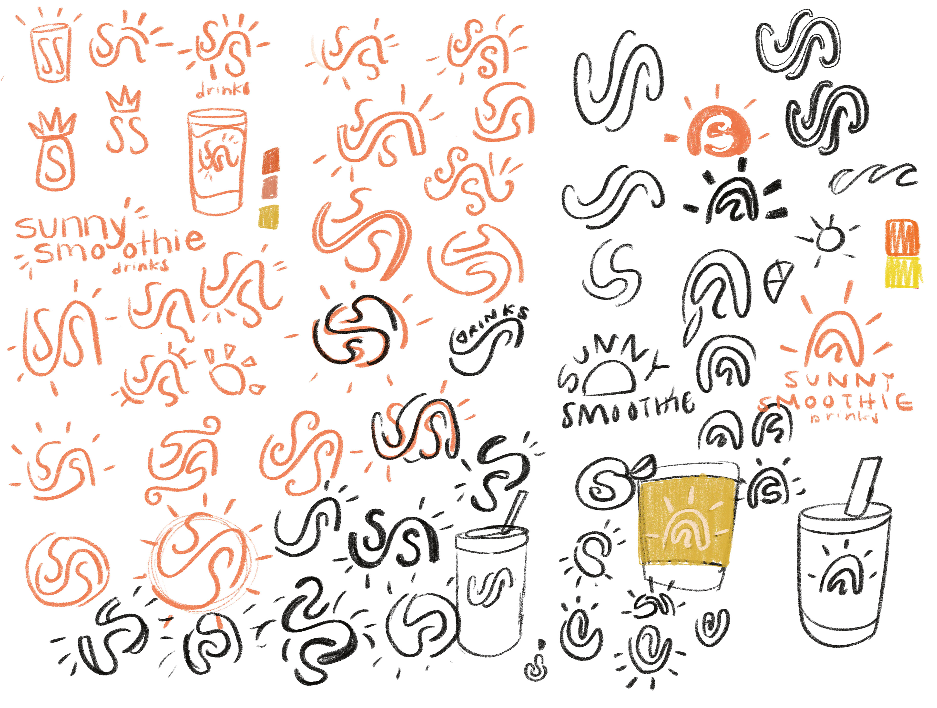 BRANDING logo submark exploration and design process