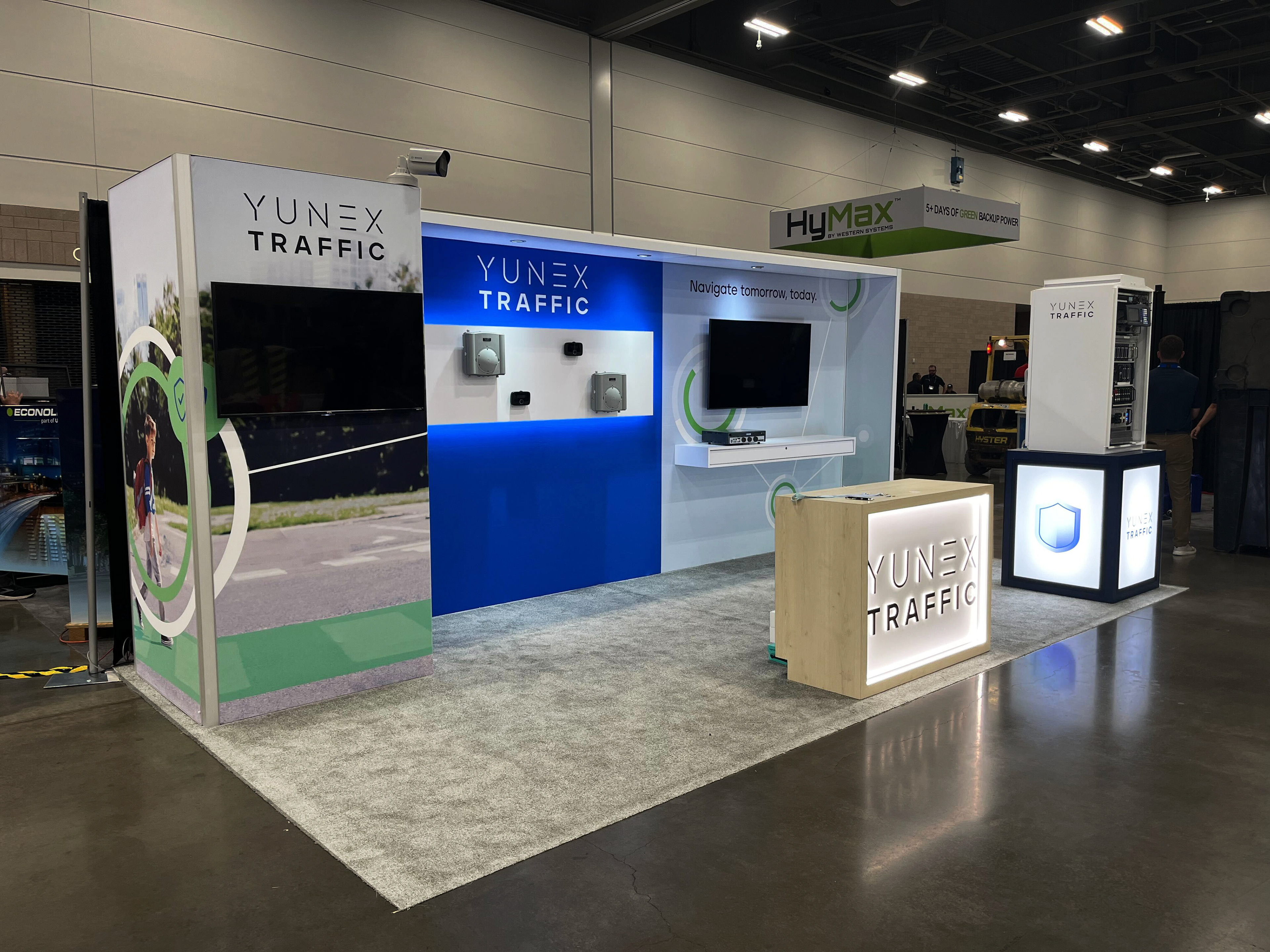 Yunex Traffic booth design