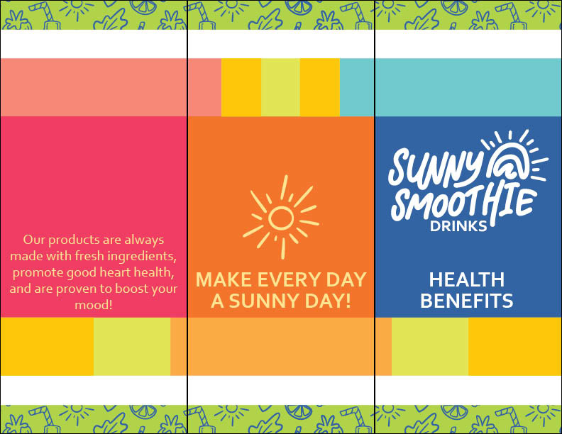 BROCHURE OUTSIDE created with Indesign