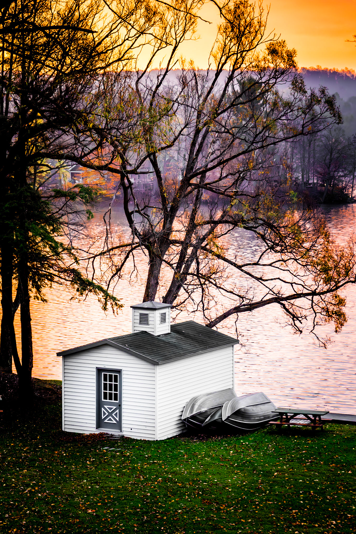 Boat House, Lake Moraine, Hamilton, New York
