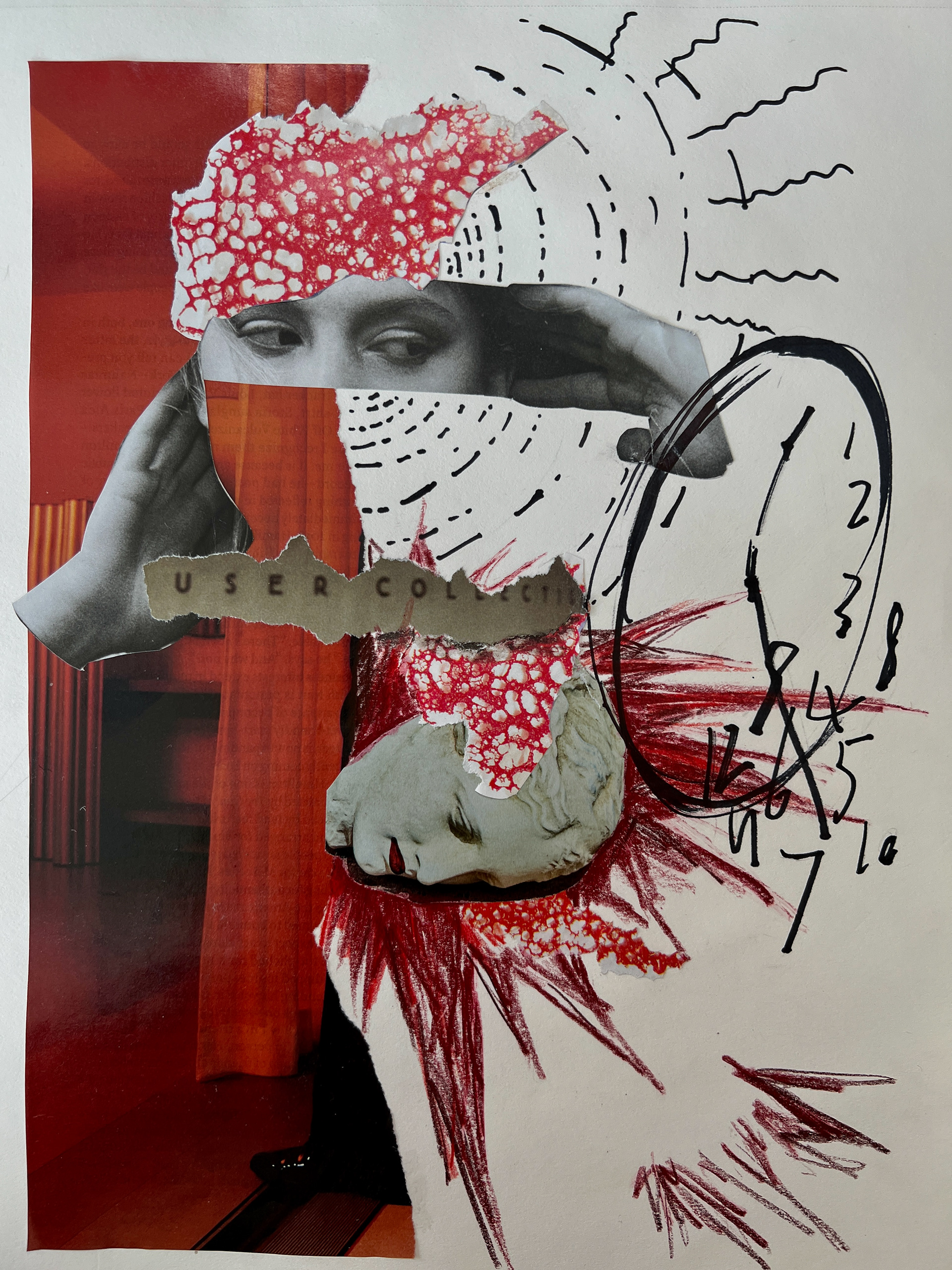 Anxiety(collage, 2022)
