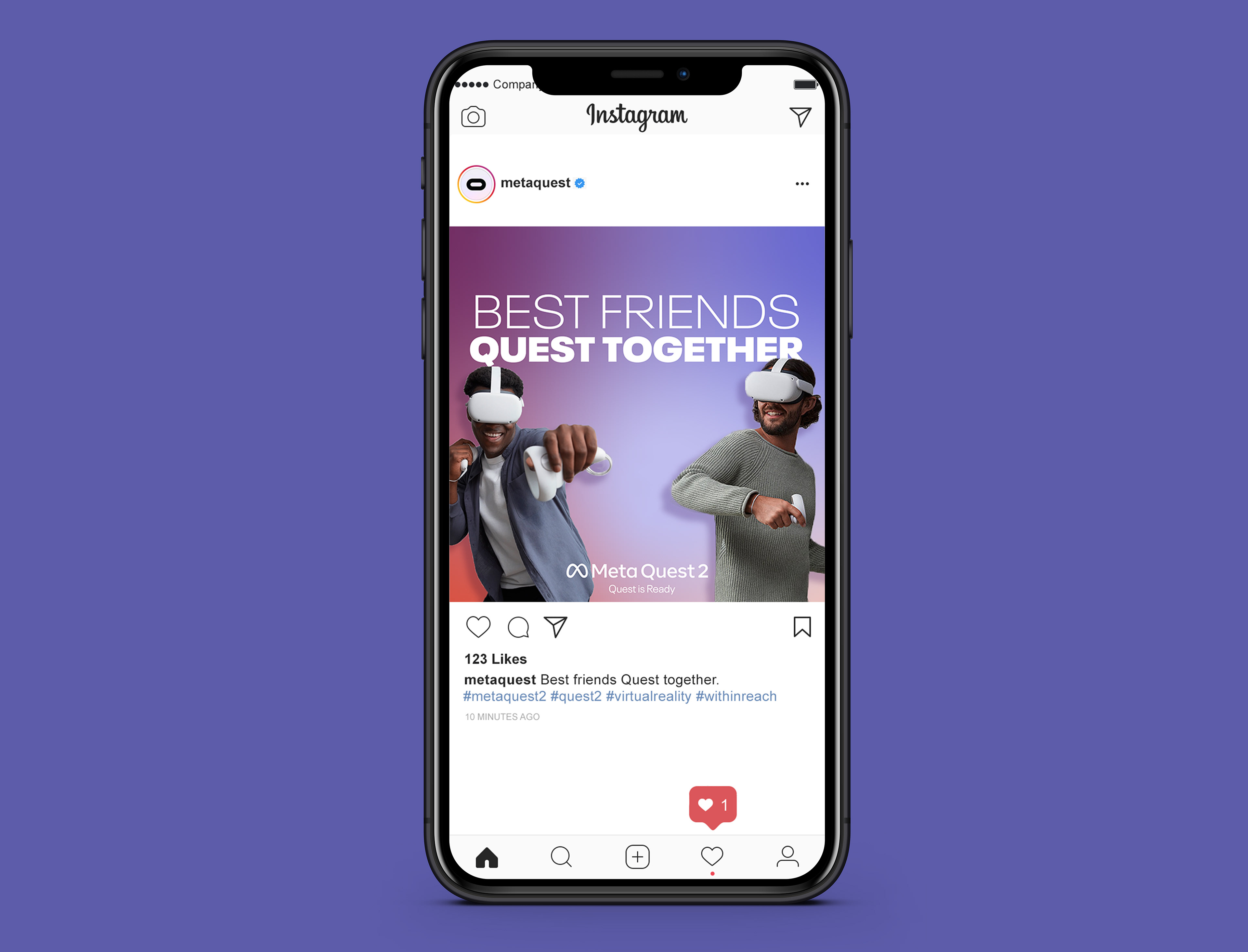 In-feed Instagram Brand Post