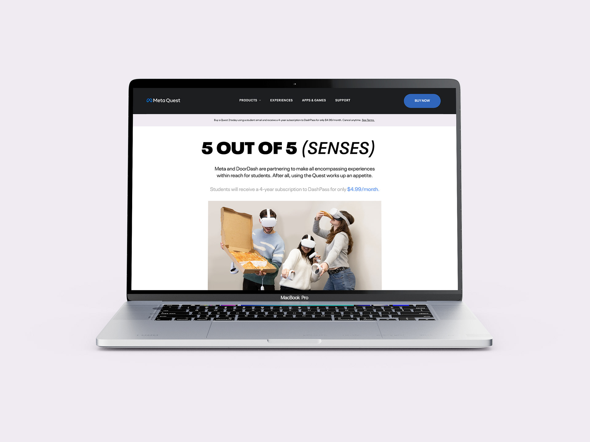 Brand DoorDash Partnership Webpage