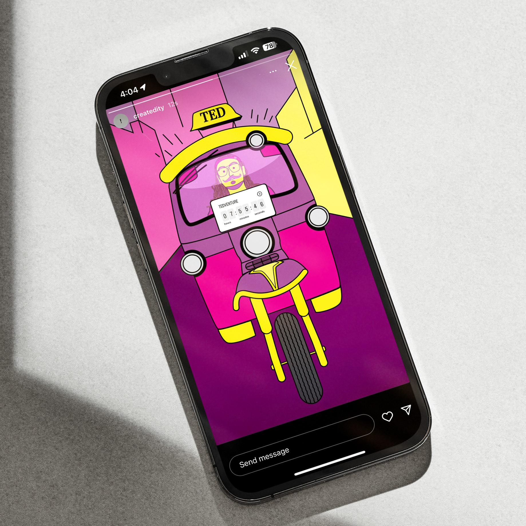 Beep beep! Live Insta countdown sticker coming through.