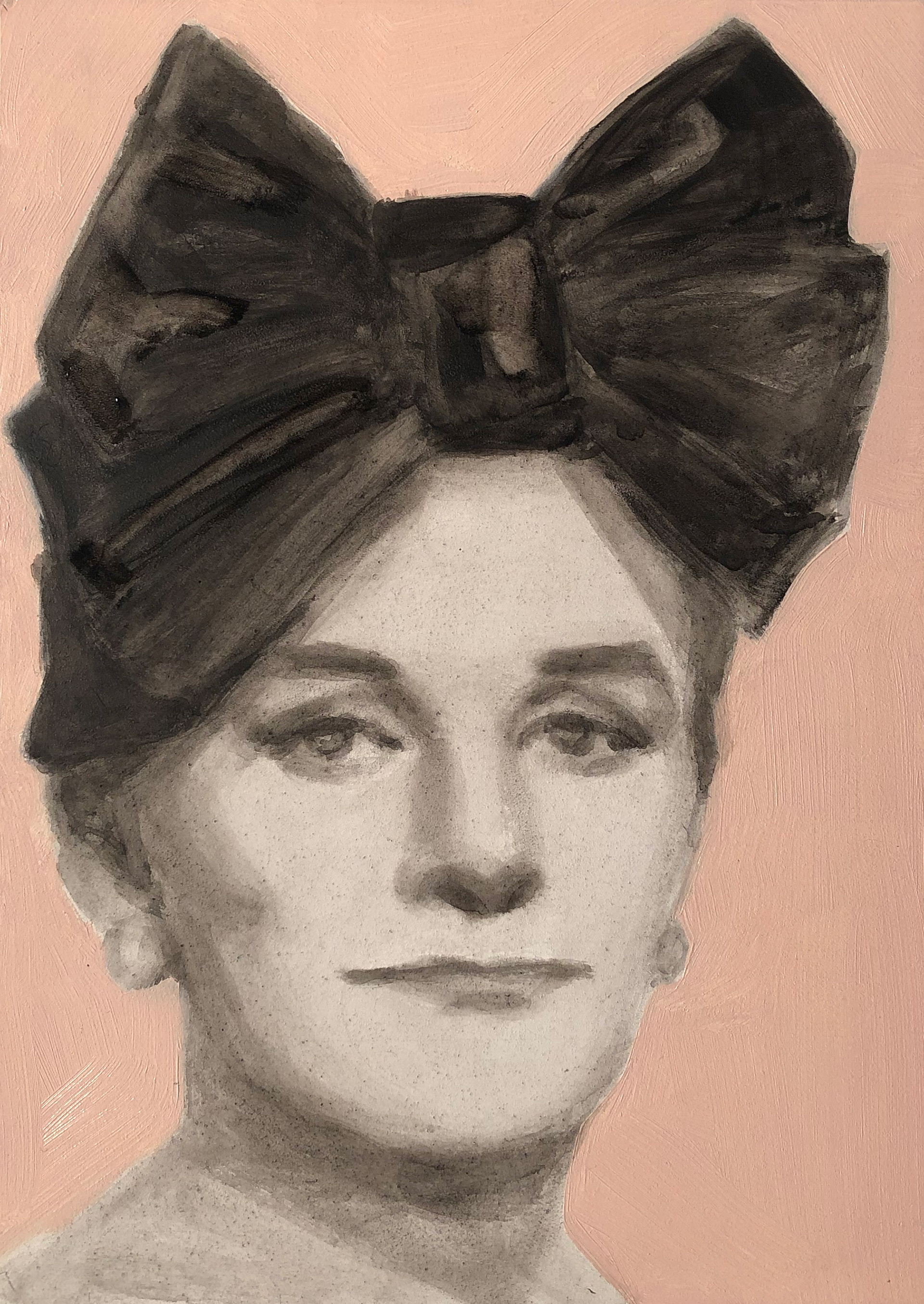 Vintage Trans Beauty 14. 2019, oil on panel.