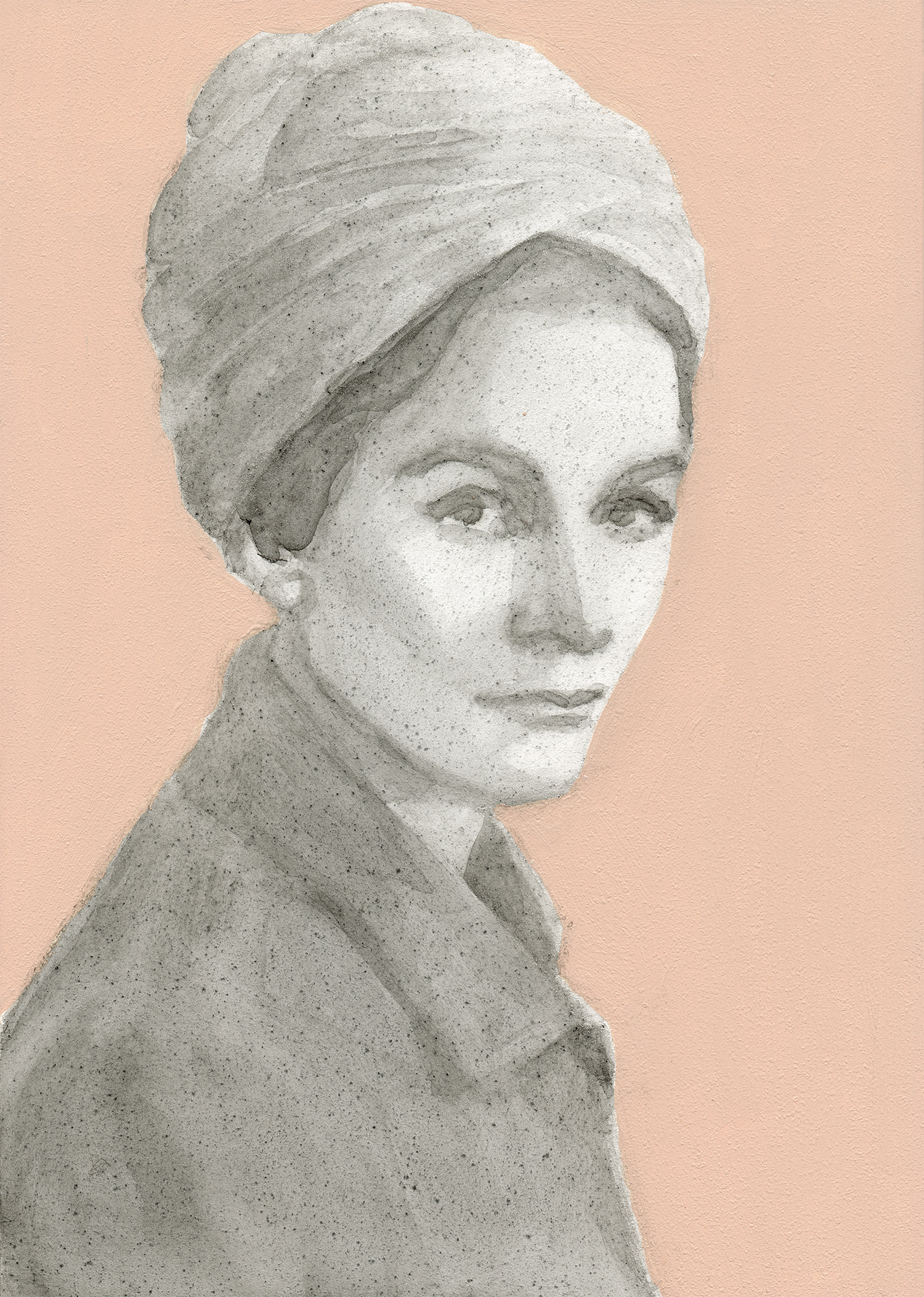 Vintage Trans Beauty 11. 2024, oil on panel.