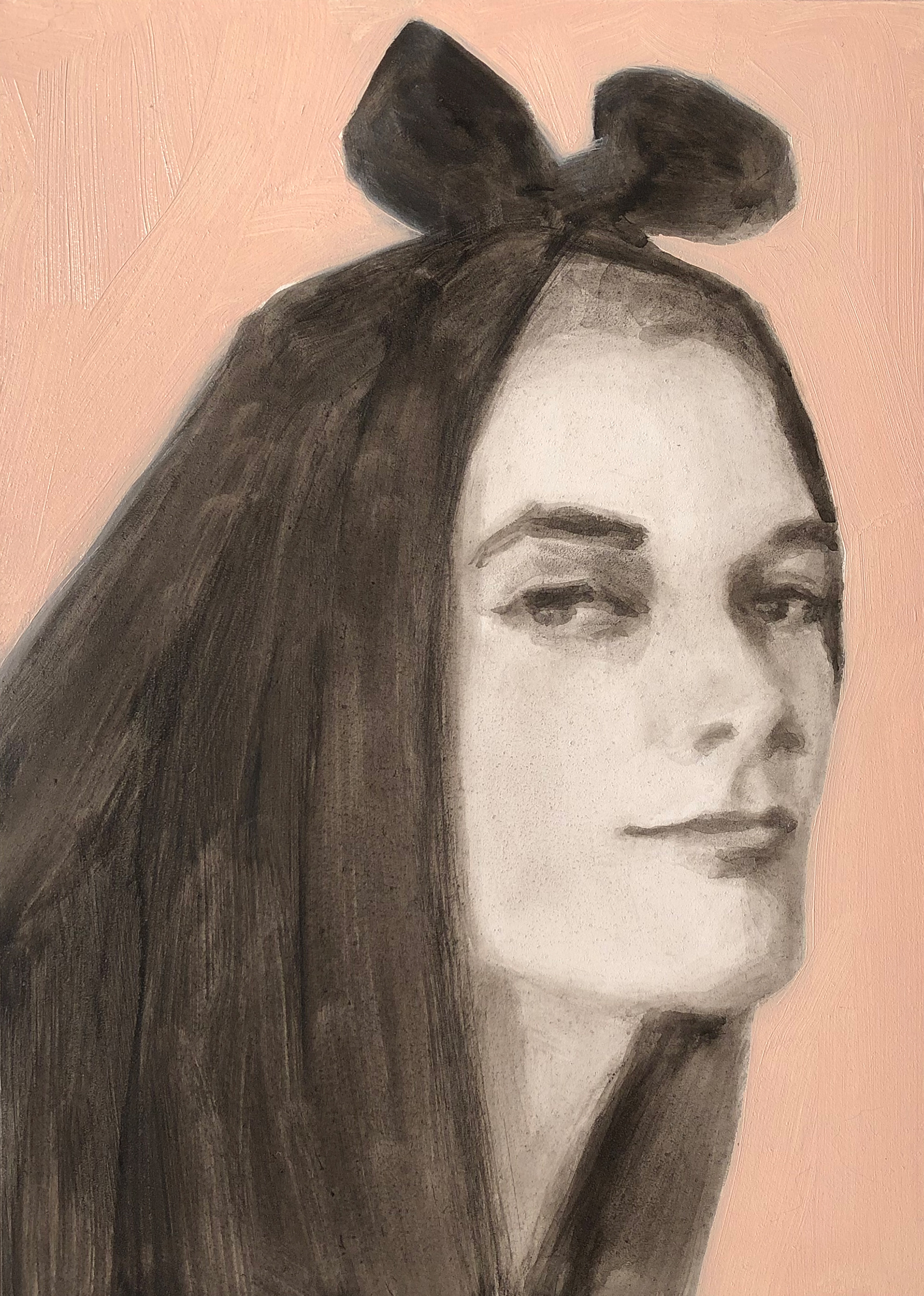 Vintage Trans Beauty 27. 2019, oil on panel.