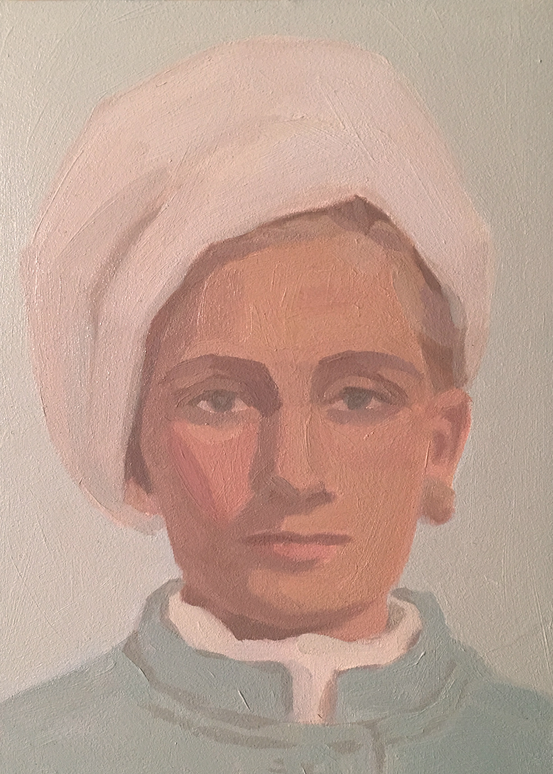Vintage Trans Beauty 202. 2017, oil on panel.