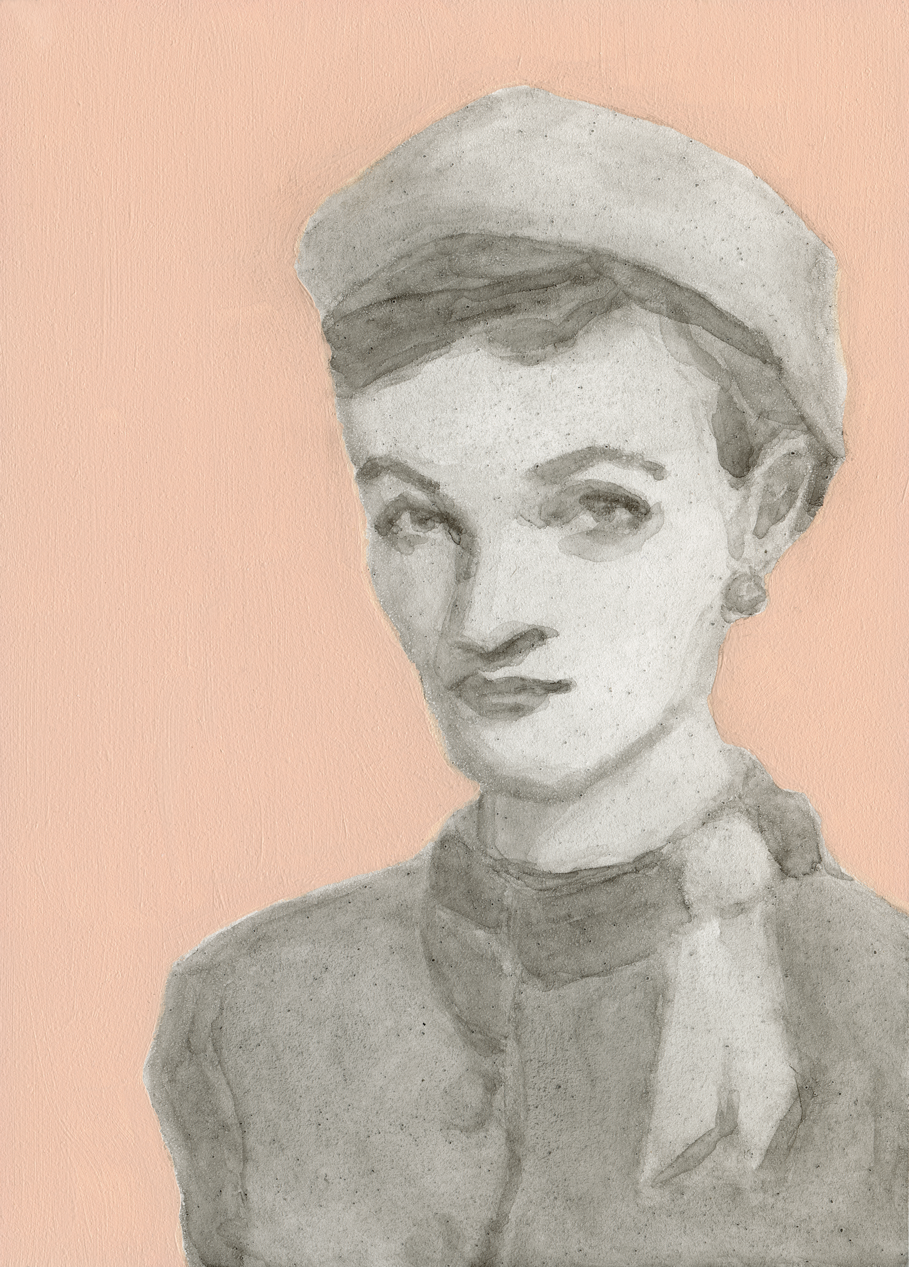 Vintage Trans Beauty 7. 2024, oil on panel.