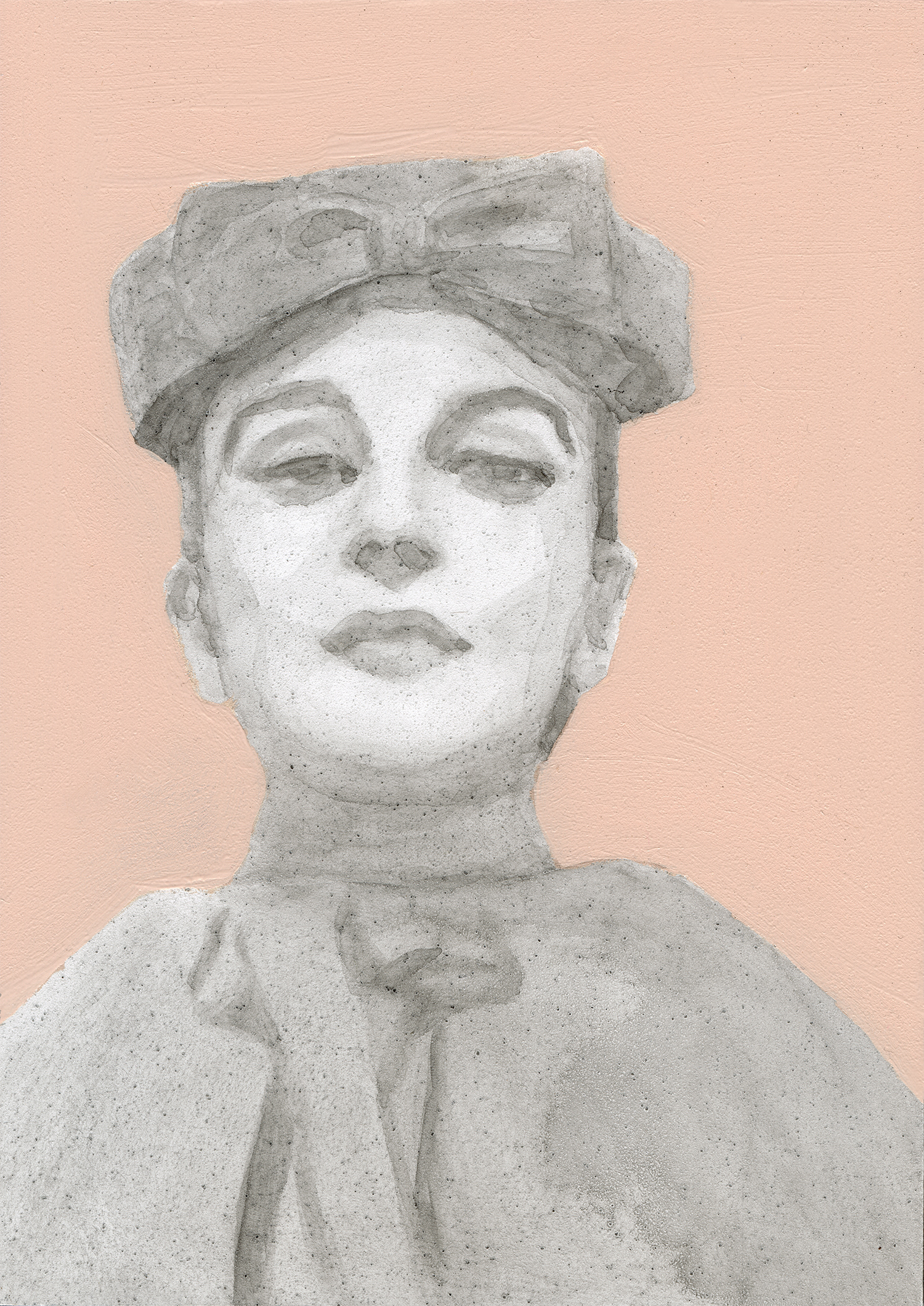 Vintage Trans Beauty 12. 2024, oil on panel.
