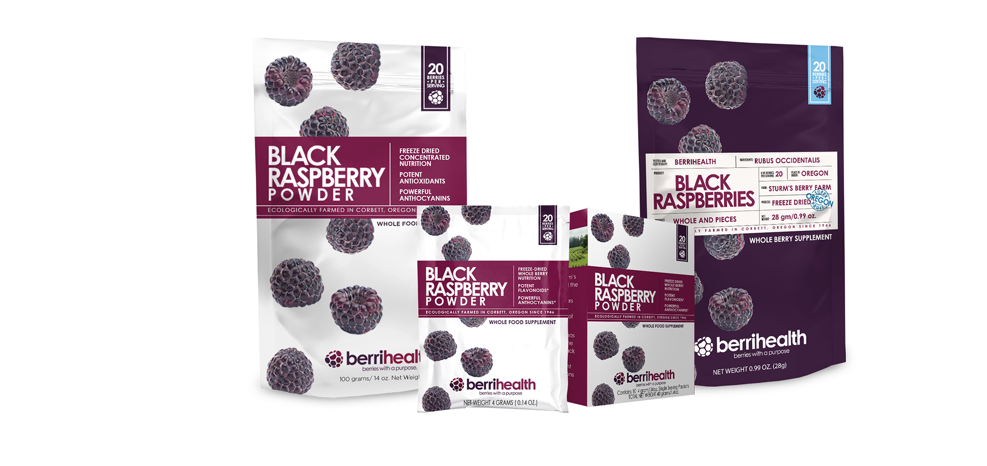 Packaging design for BerriHealth