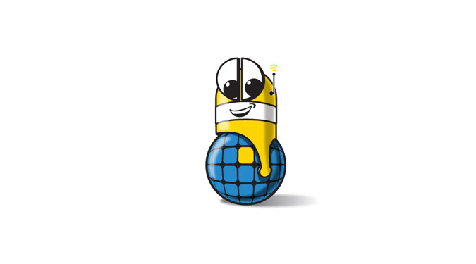 Mascot for TripCal vacation app.