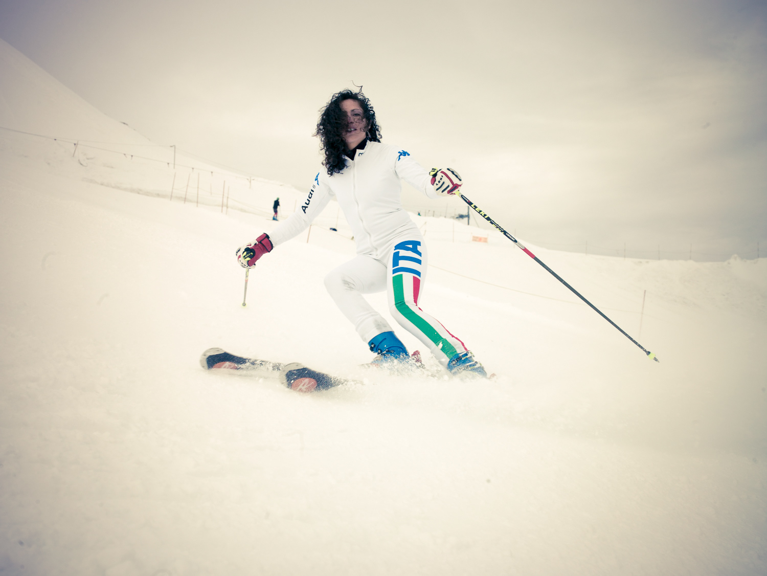 Professional sports photography of Italian Alpine skier Federica Brignone, featuring exclusive race action shots and portraits from World Cup and Olympic events.