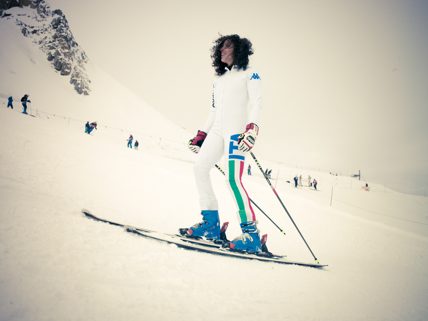 Professional sports photography of Italian Alpine skier Federica Brignone, featuring exclusive race action shots and portraits from World Cup and Olympic events.