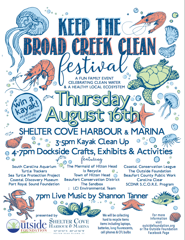 Keep the Broad Creek Clean Festival 2016 poster design
