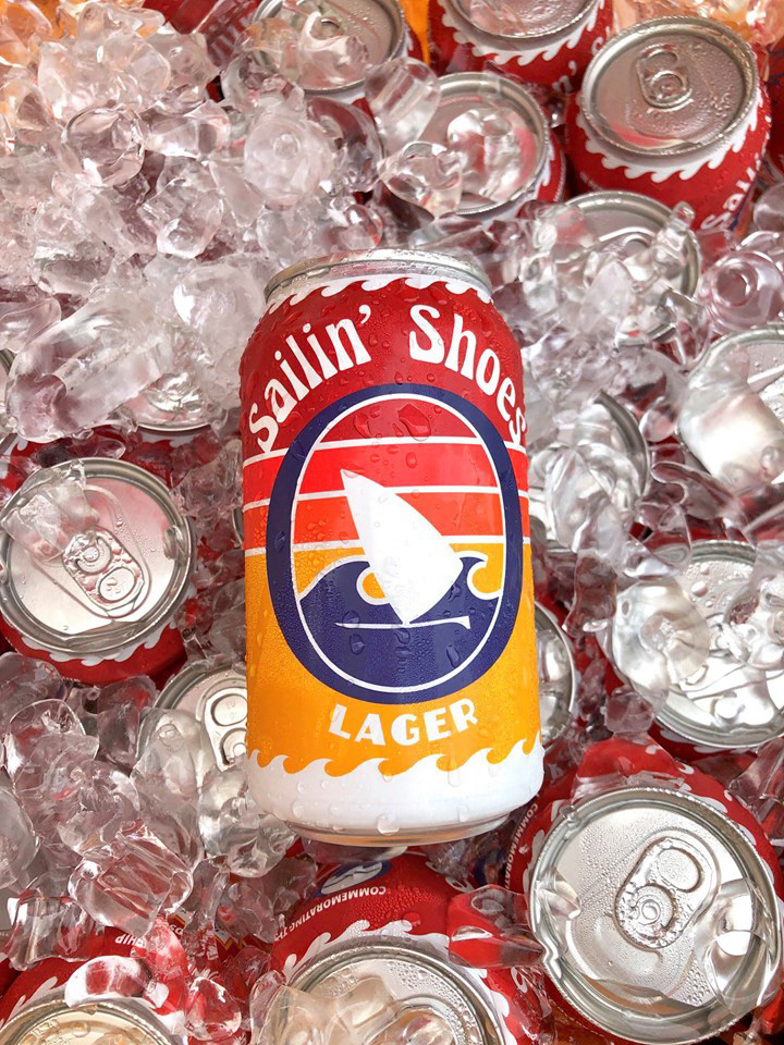 Commemorative beer created with local brewery, can design