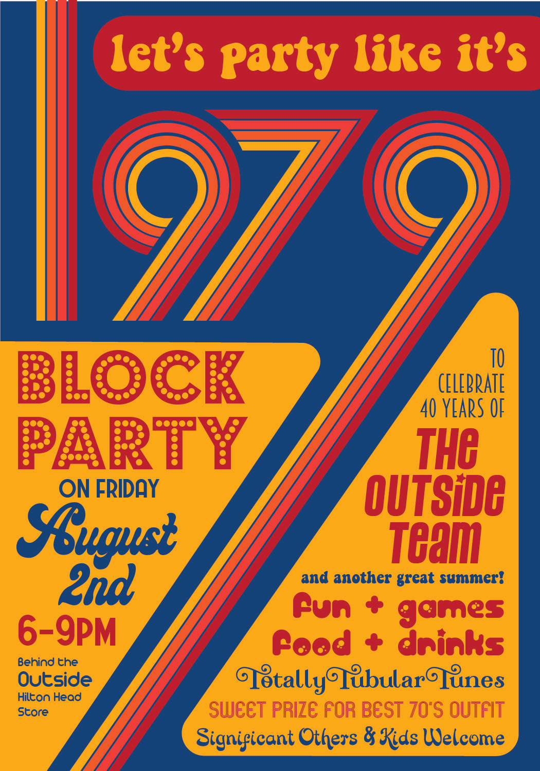 Staff block party invite