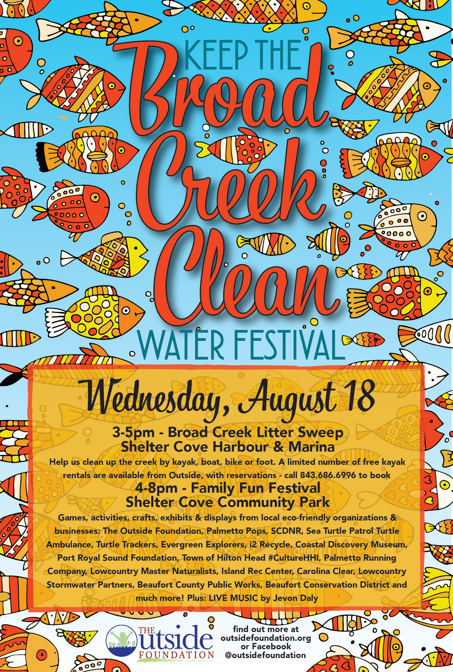 Keep the Broad Creek Clean Festival 2021 poster